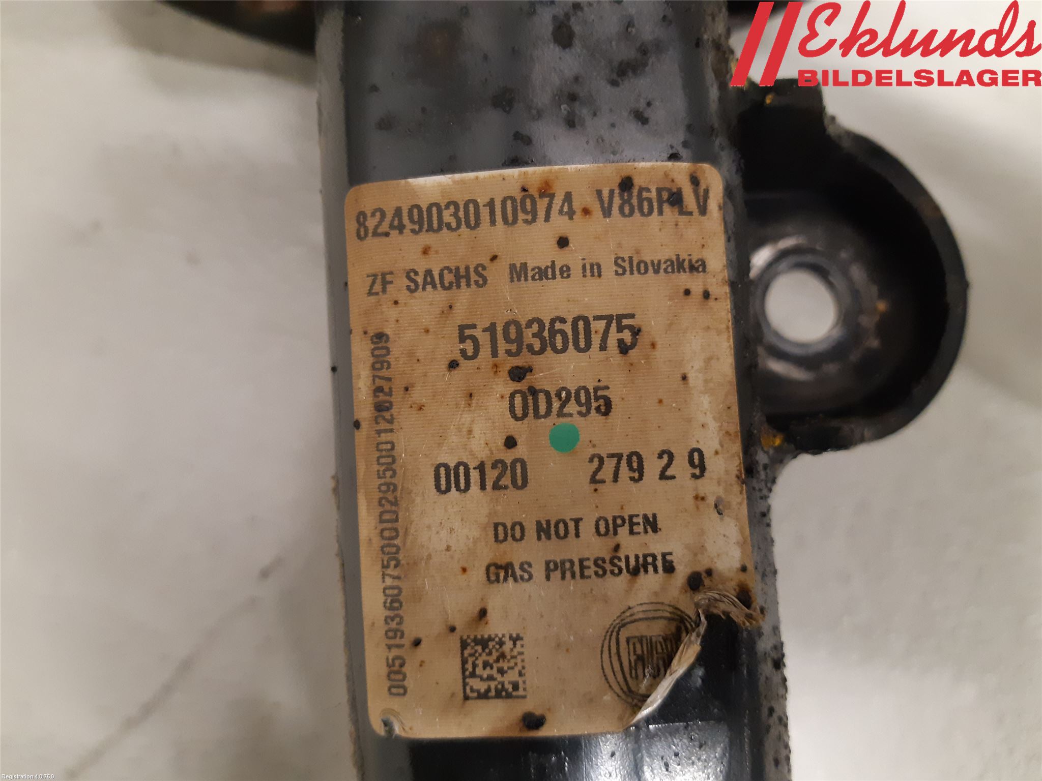 Fiat 500L 13-19 Fjäderben Fram Vänster