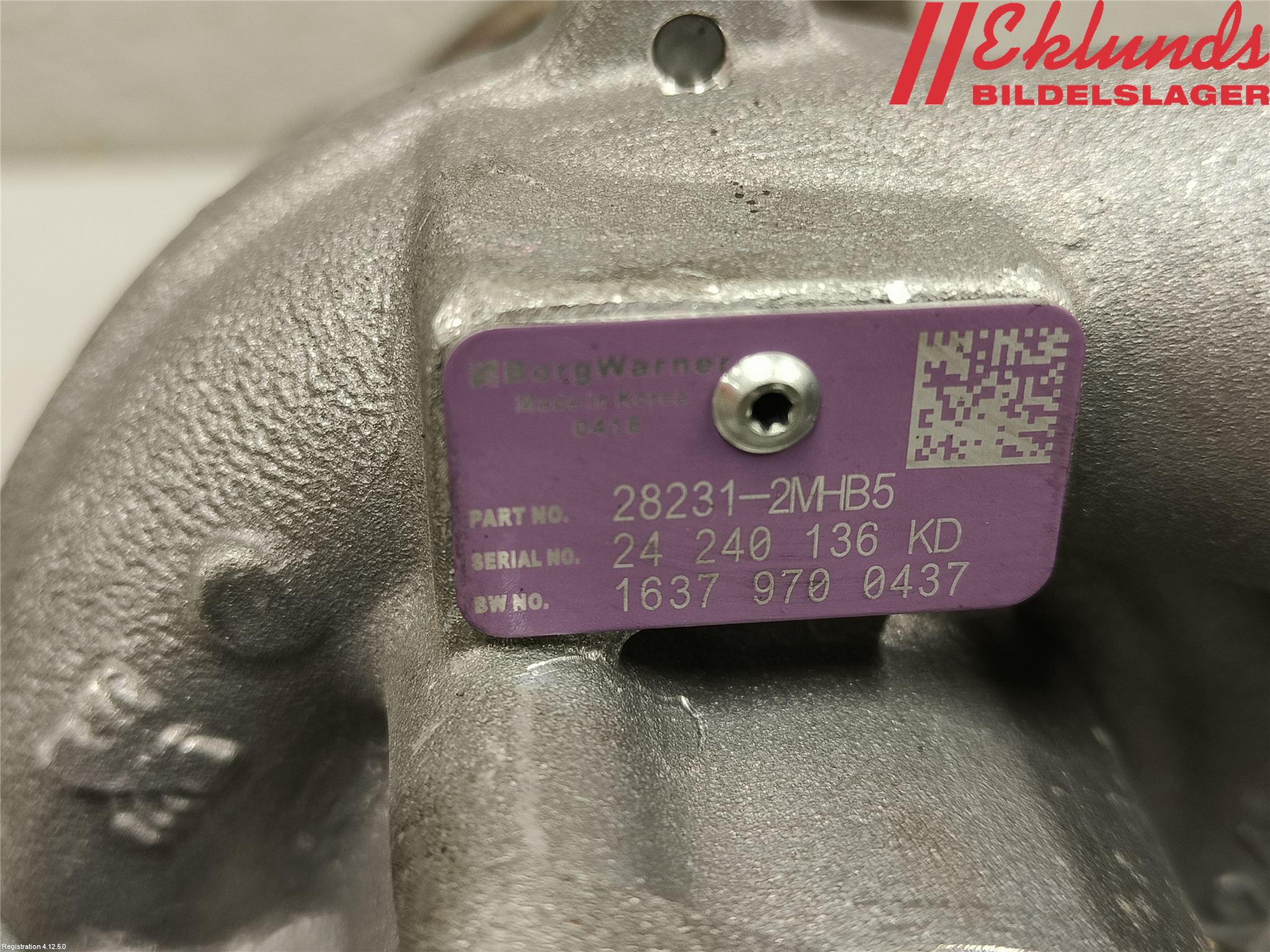 Hyundai TUCSON 05- Turboaggregat