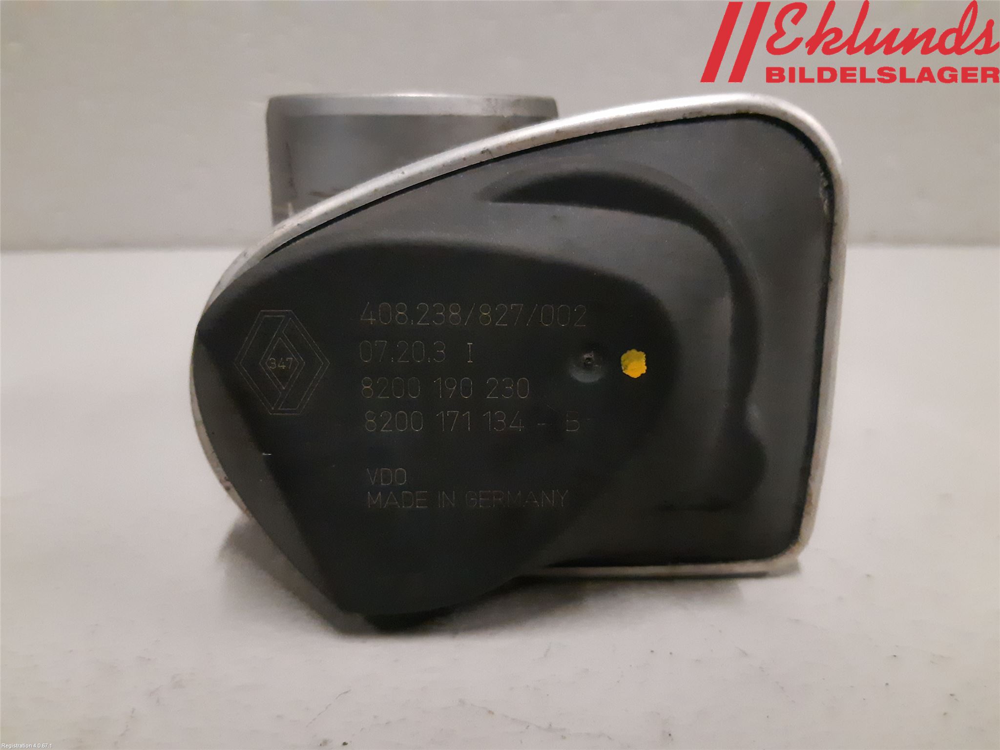 Renault MÉGANE II  06-08 Injspjällhus