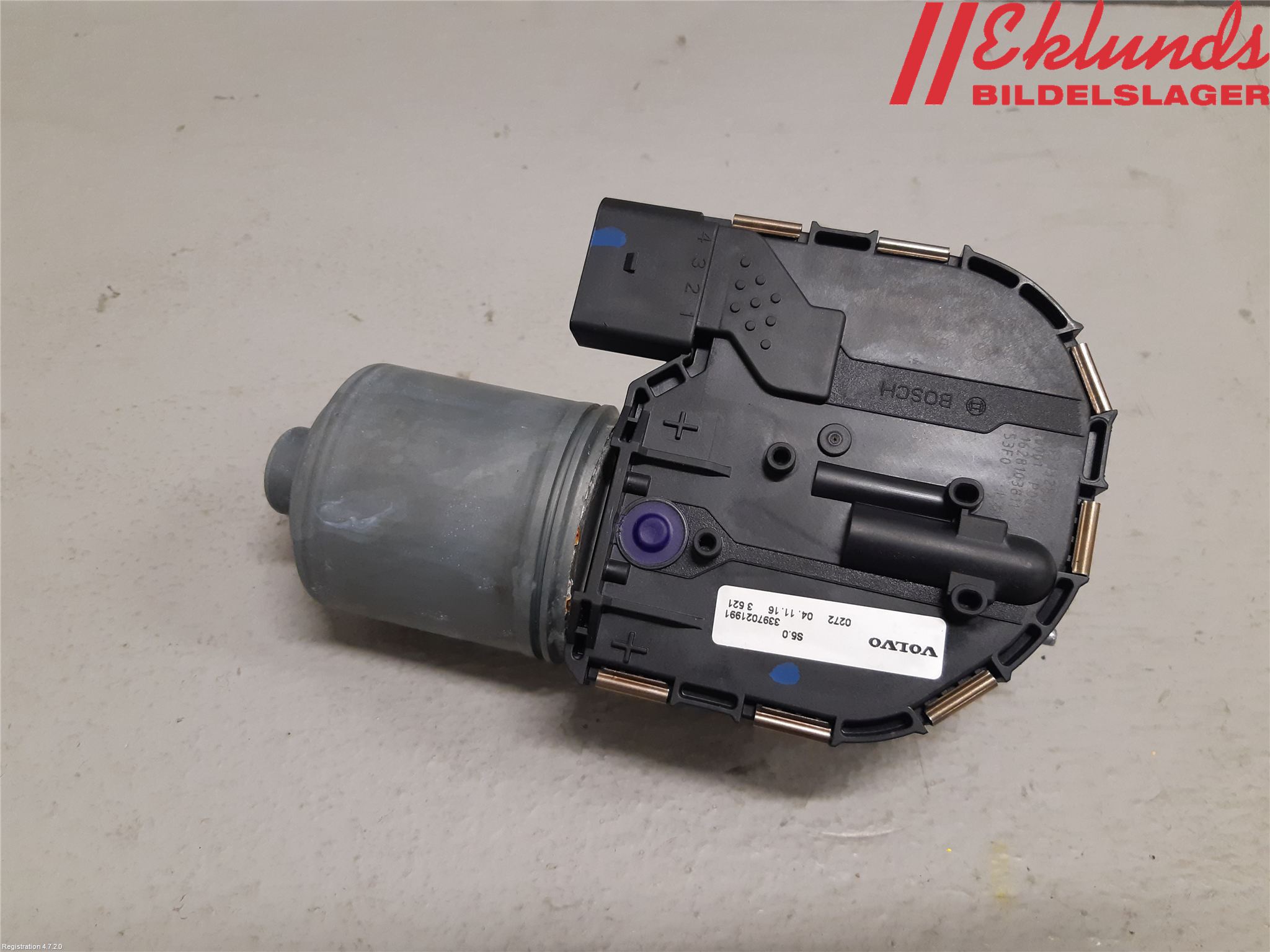 Volvo XC90/RECHARGE 16- Torkarmotor Vindruta