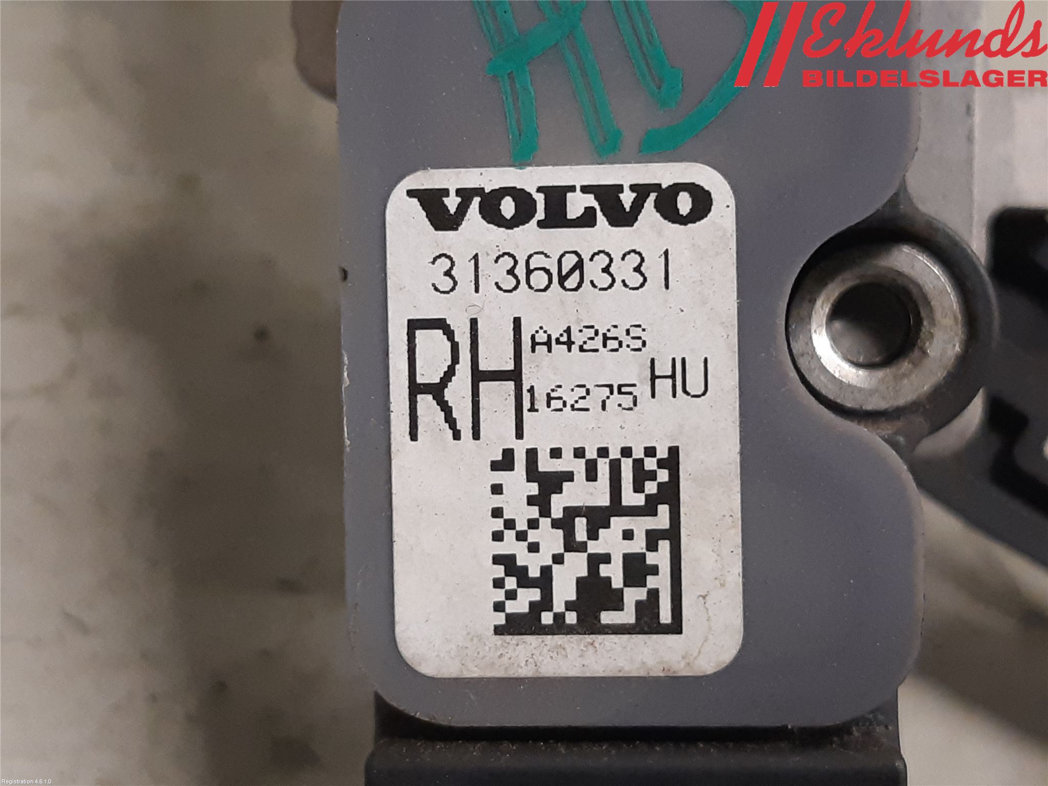 Volvo XC90/RECHARGE 16- Givare Xenon/Ljushöjdsreglering
