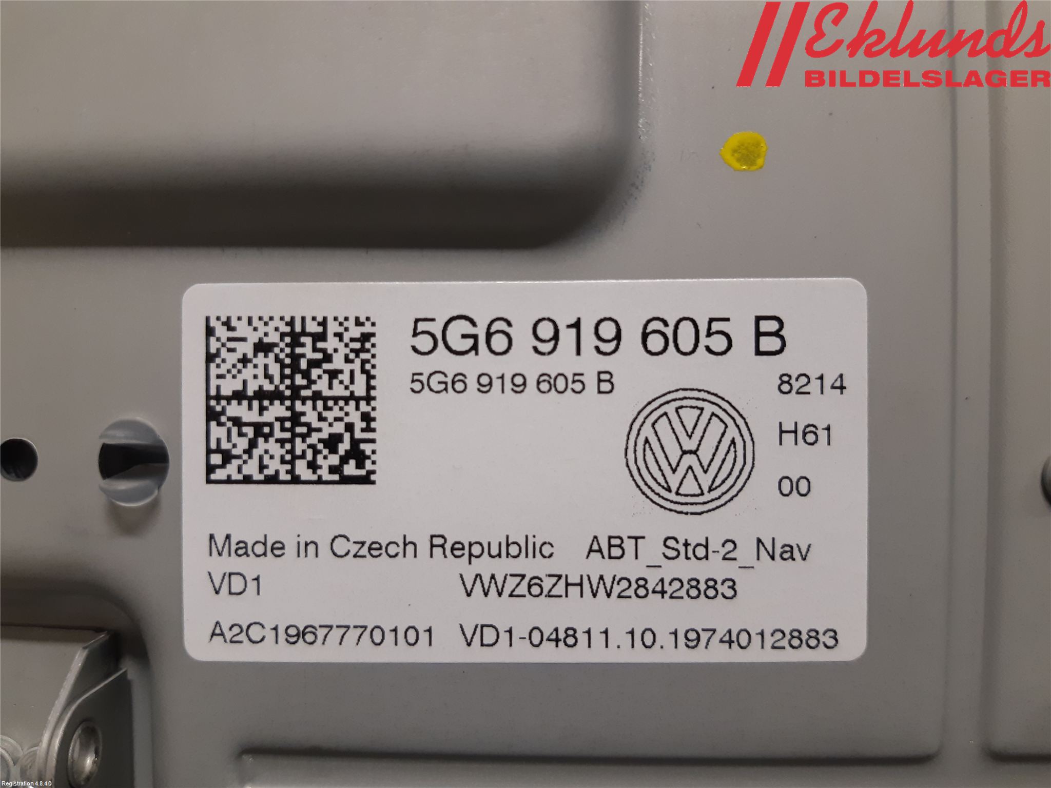 Volkswagen VW PASSAT 20-24 Cd Radio - Multimediapanel