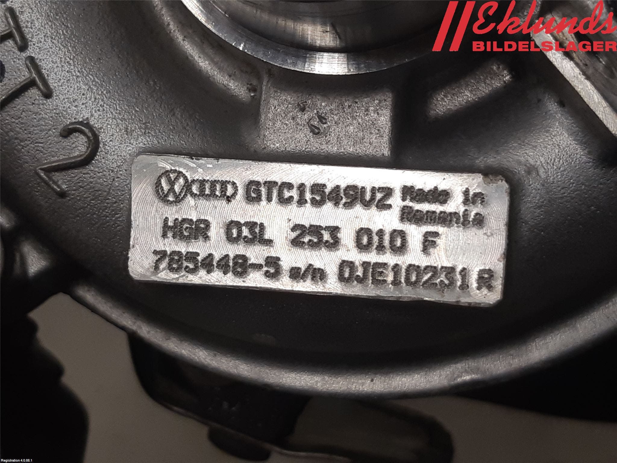 Volkswagen VW PASSAT 11-14 Turboaggregat