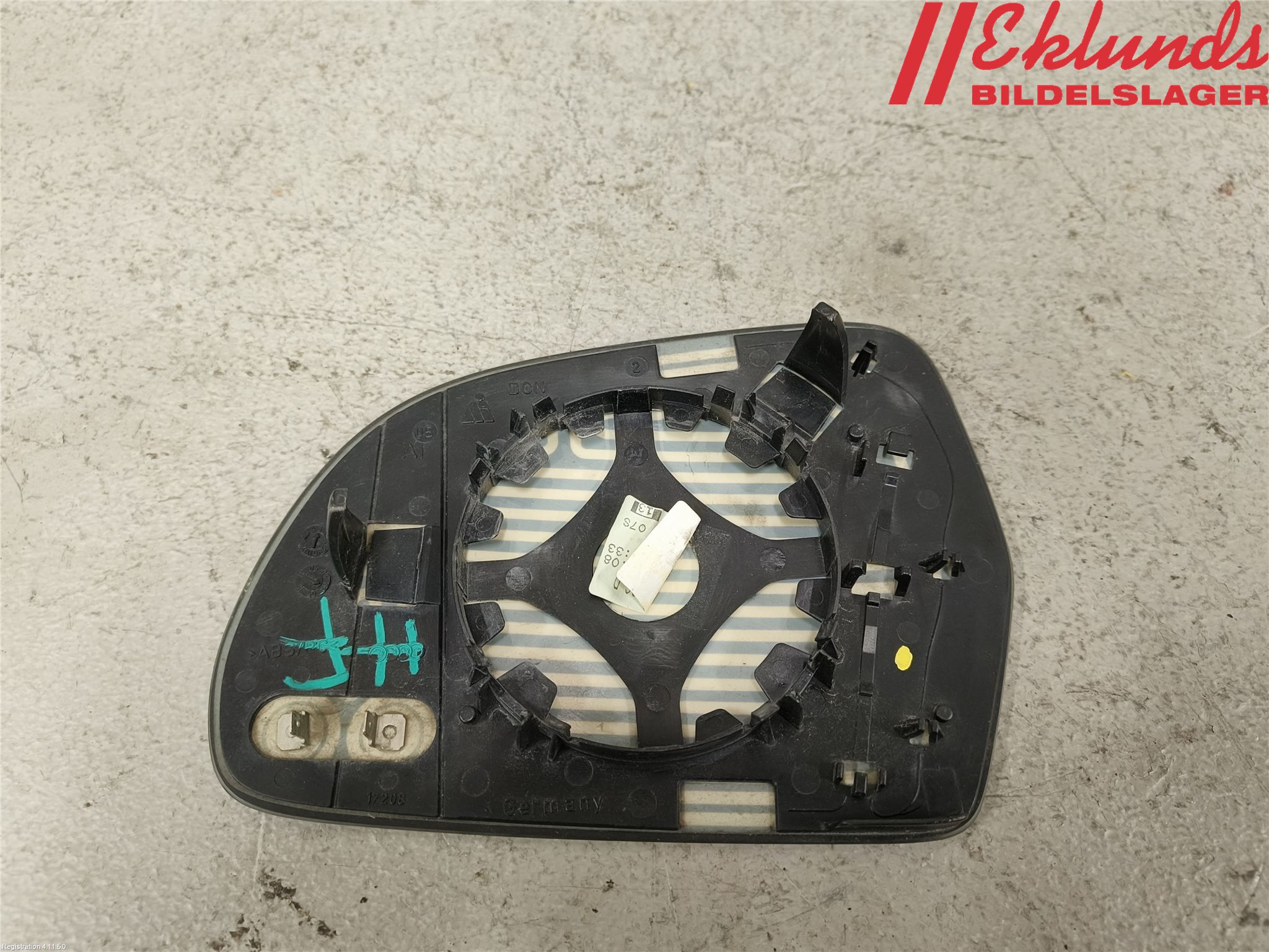 Audi A5 07-16 Spegelglas Hö