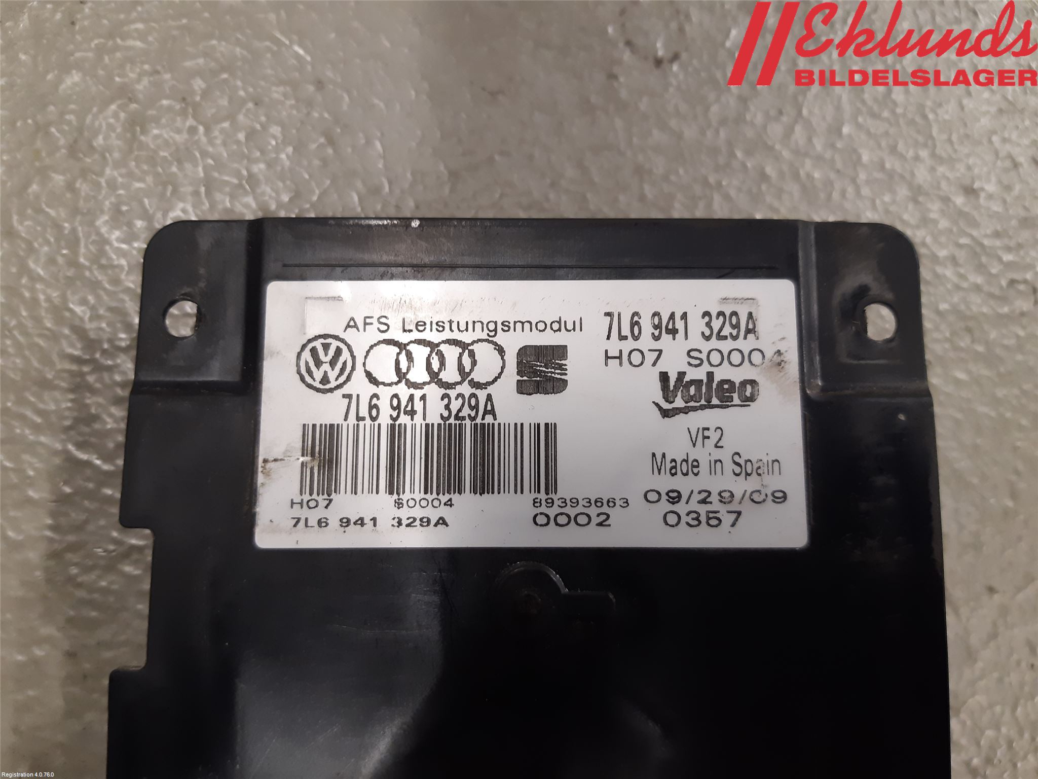 Volkswagen VW PASSAT 05-11 Styrenhet Strålkastare