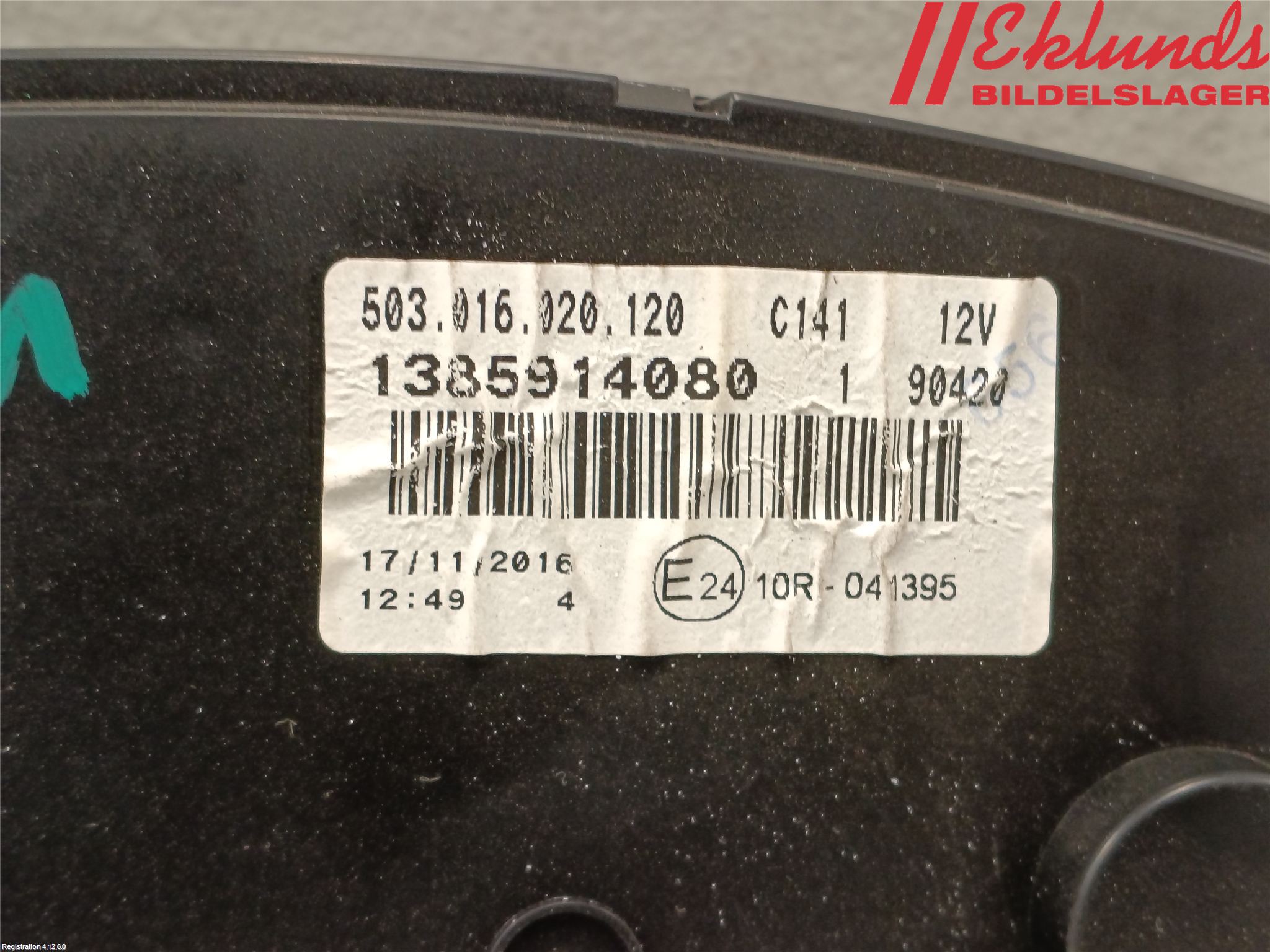 Citroen JUMPER/E-JUMPER 14- Instrument Komb