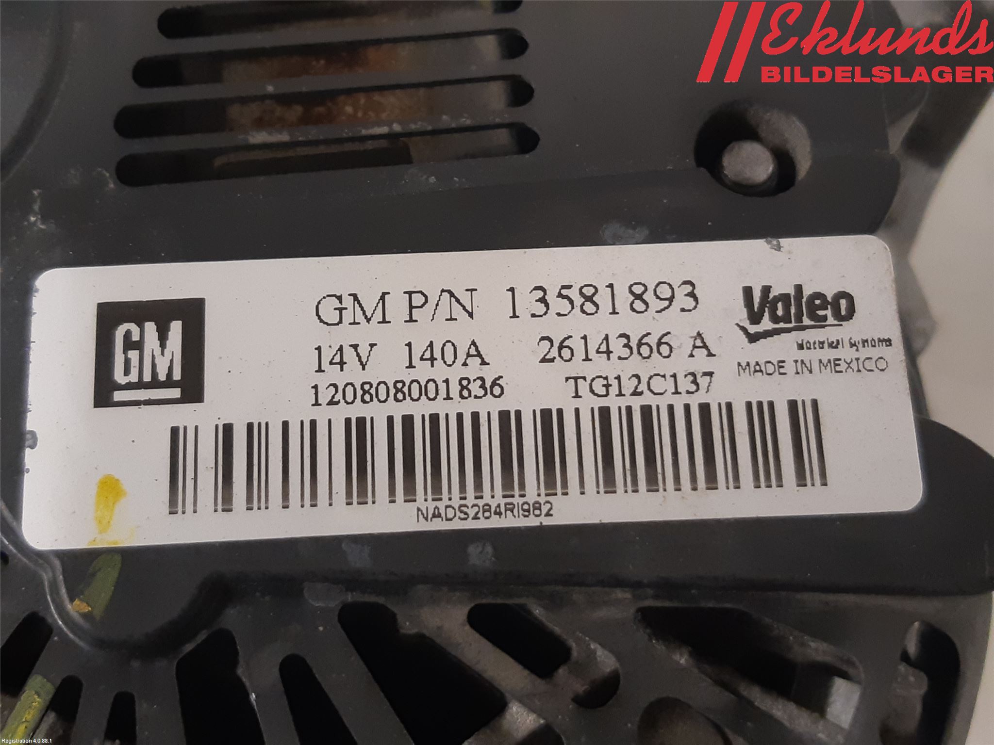 Opel CORSA D 07-14 Generator