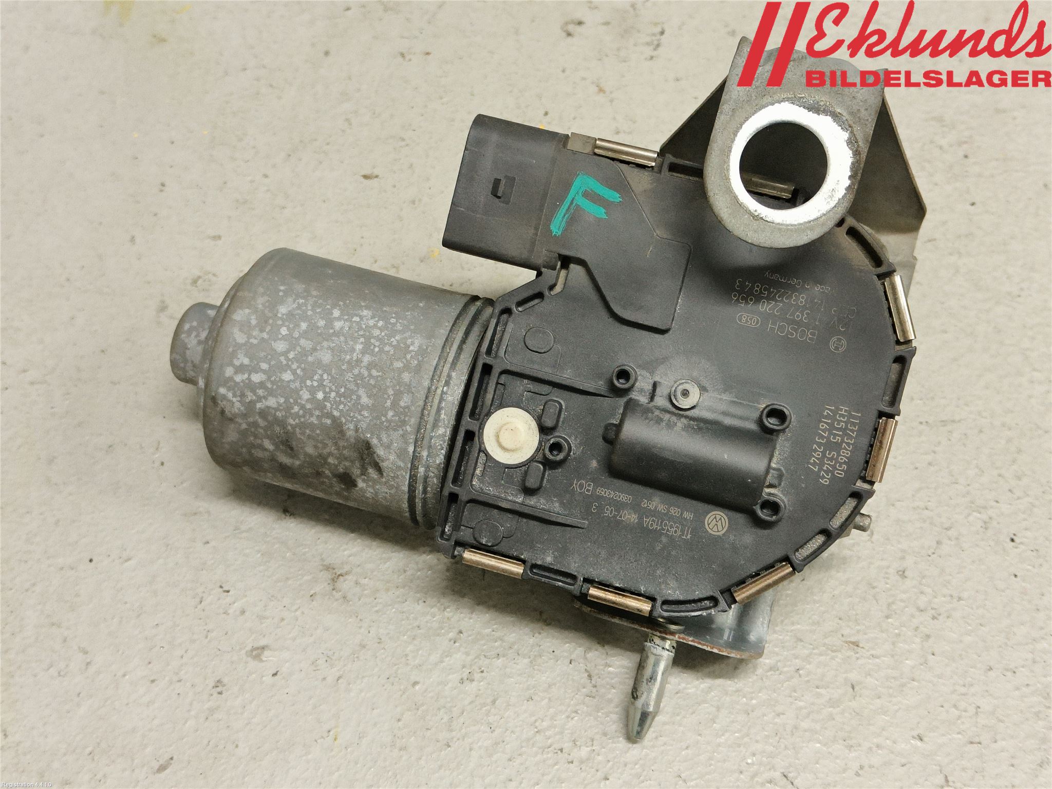Volkswagen VW CADDY 11-15 Torkarmotor Vindruta