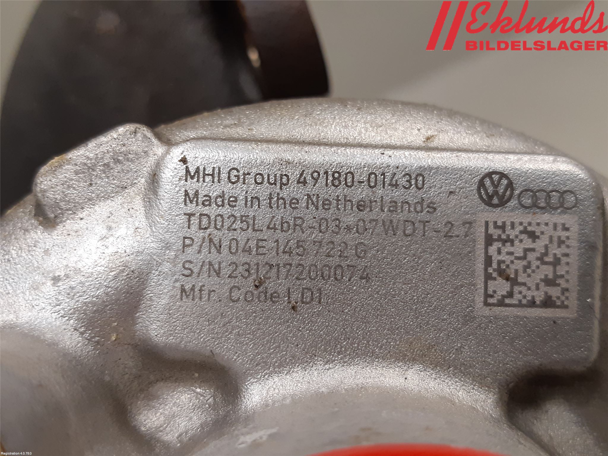 Volkswagen VW TOURAN 16- Turboaggregat