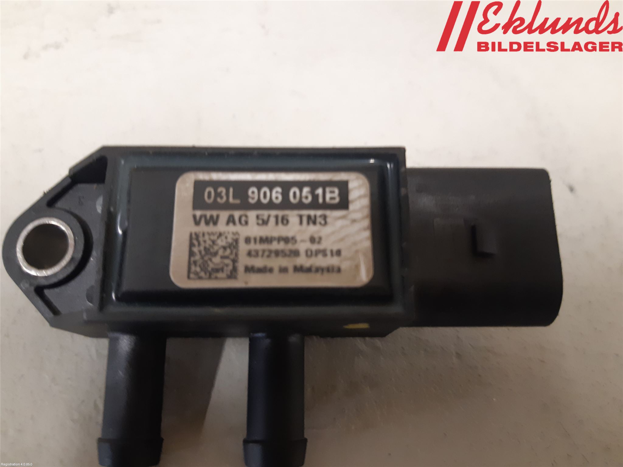 Volkswagen VW CADDY 16-20 Givare Temp-Tryck Avgas