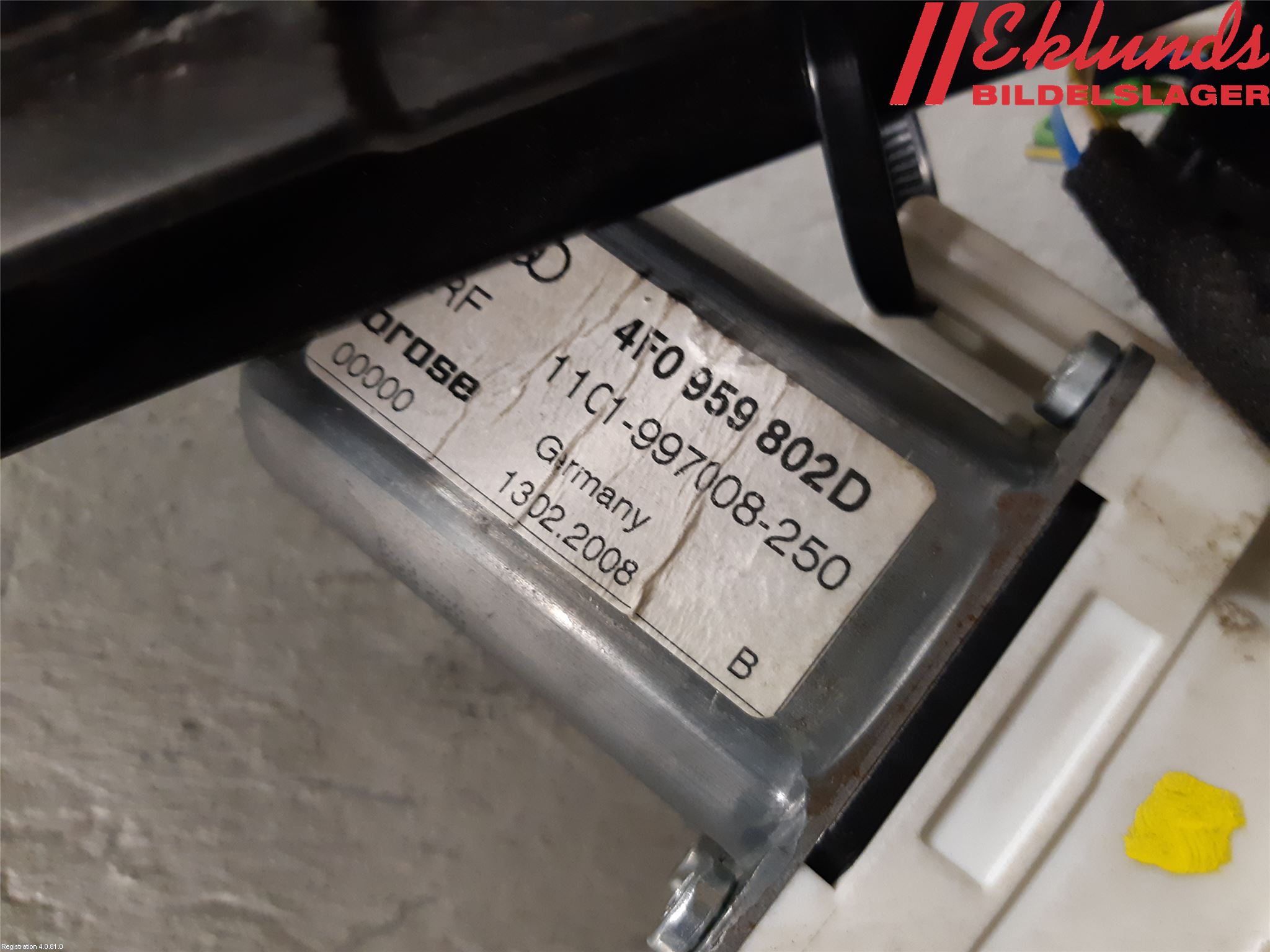 Audi A6/S6     05-11 Fönsterhiss El Kompl