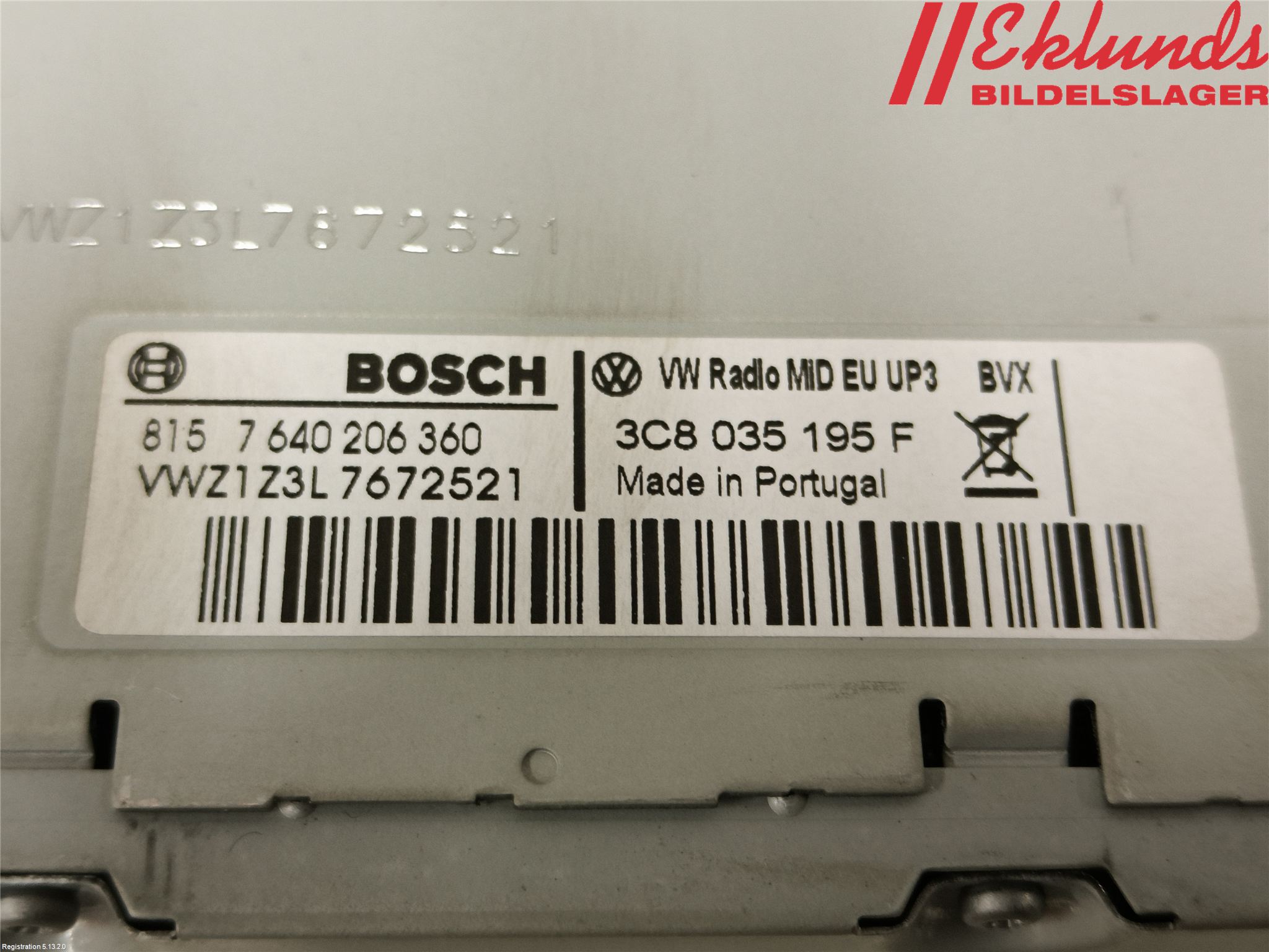 Volkswagen VW PASSAT 11-14 Cd Radio - Multimediapanel