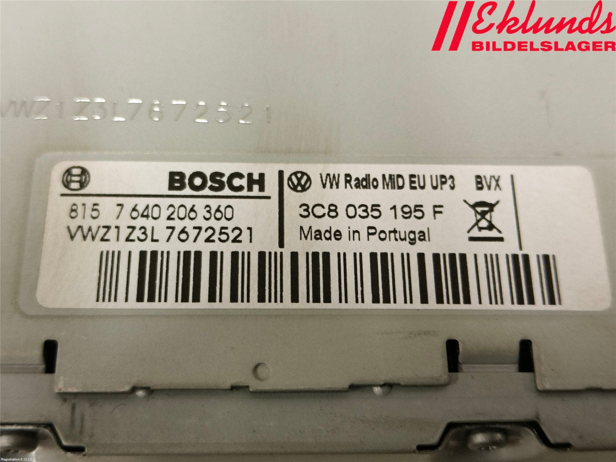 Volkswagen VW PASSAT 11-14 Cd Radio - Multimediapanel