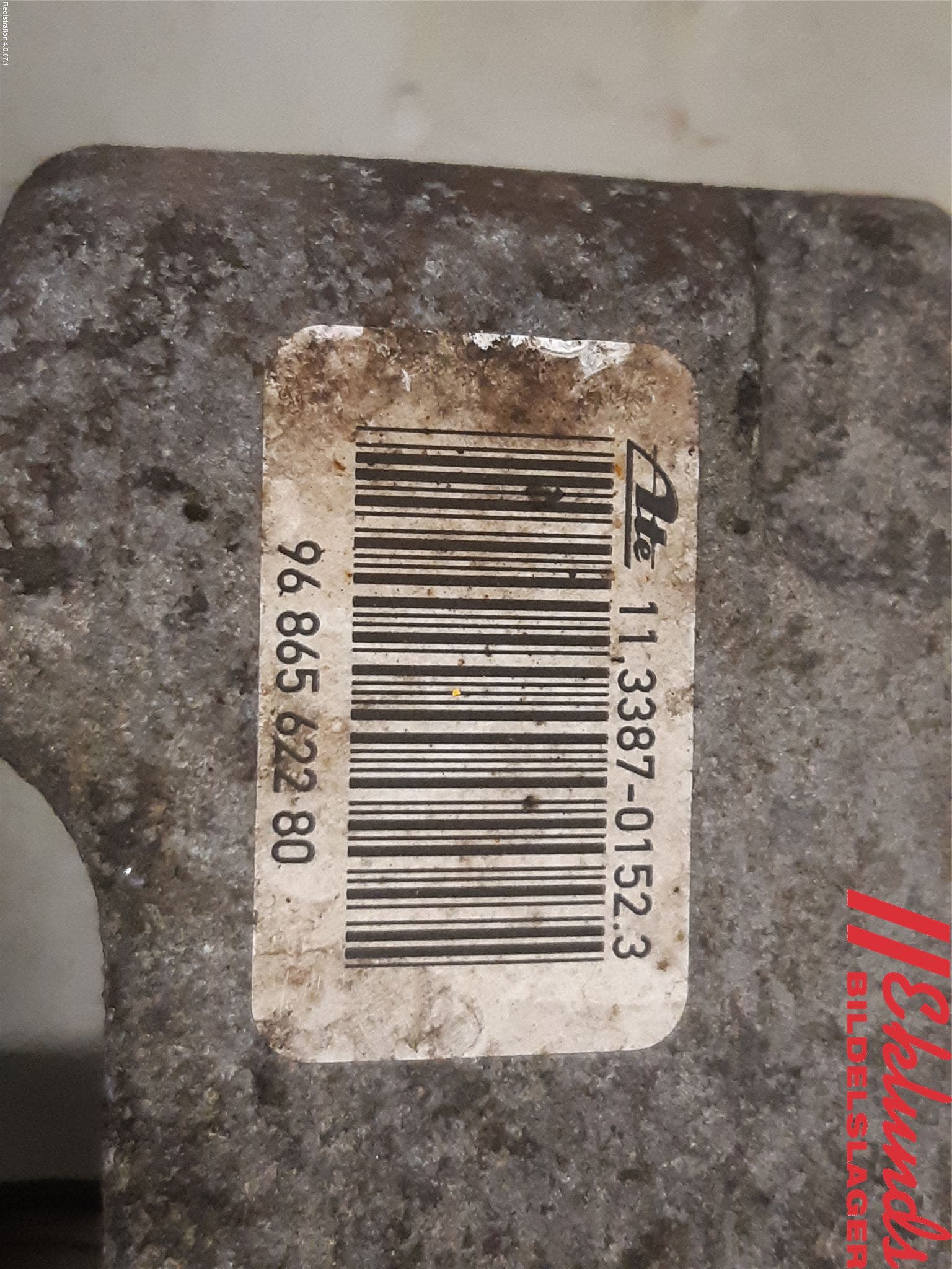 Peugeot 508 11-18 Bromsok Bak Höger