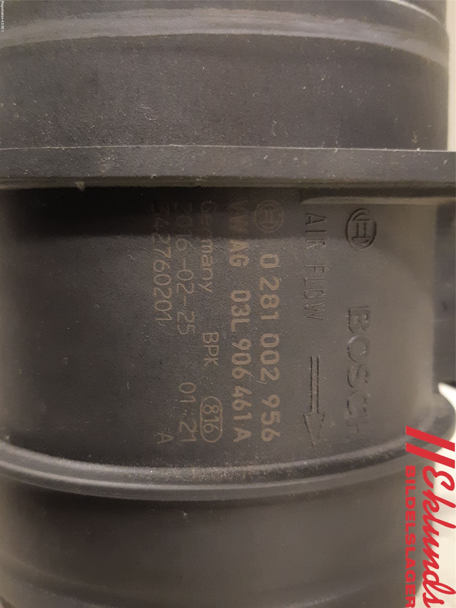 Volkswagen VW PASSAT 15-19 Injluftmassamätare