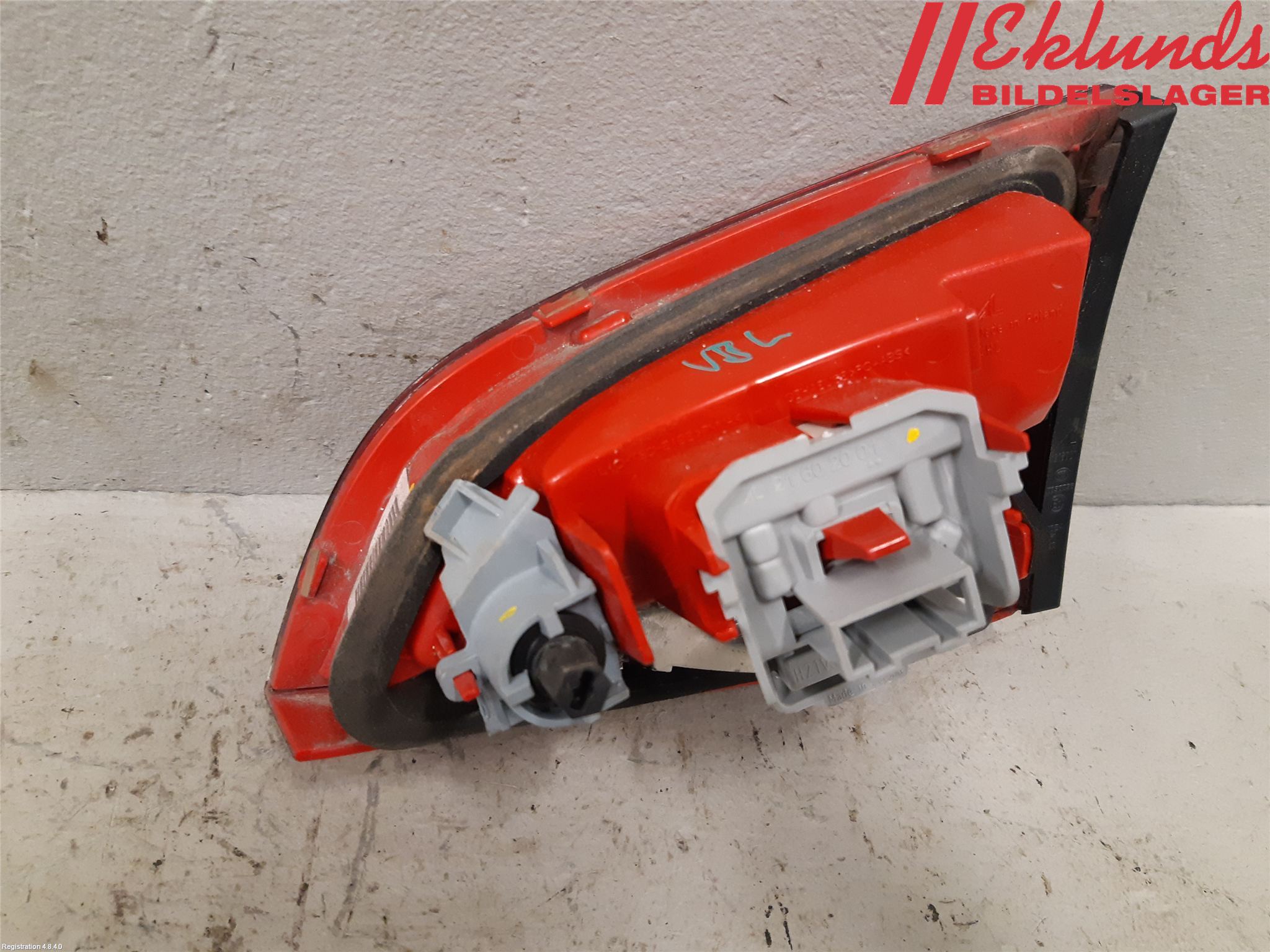 Audi A4 12-15 Bakljus Lucka Vä