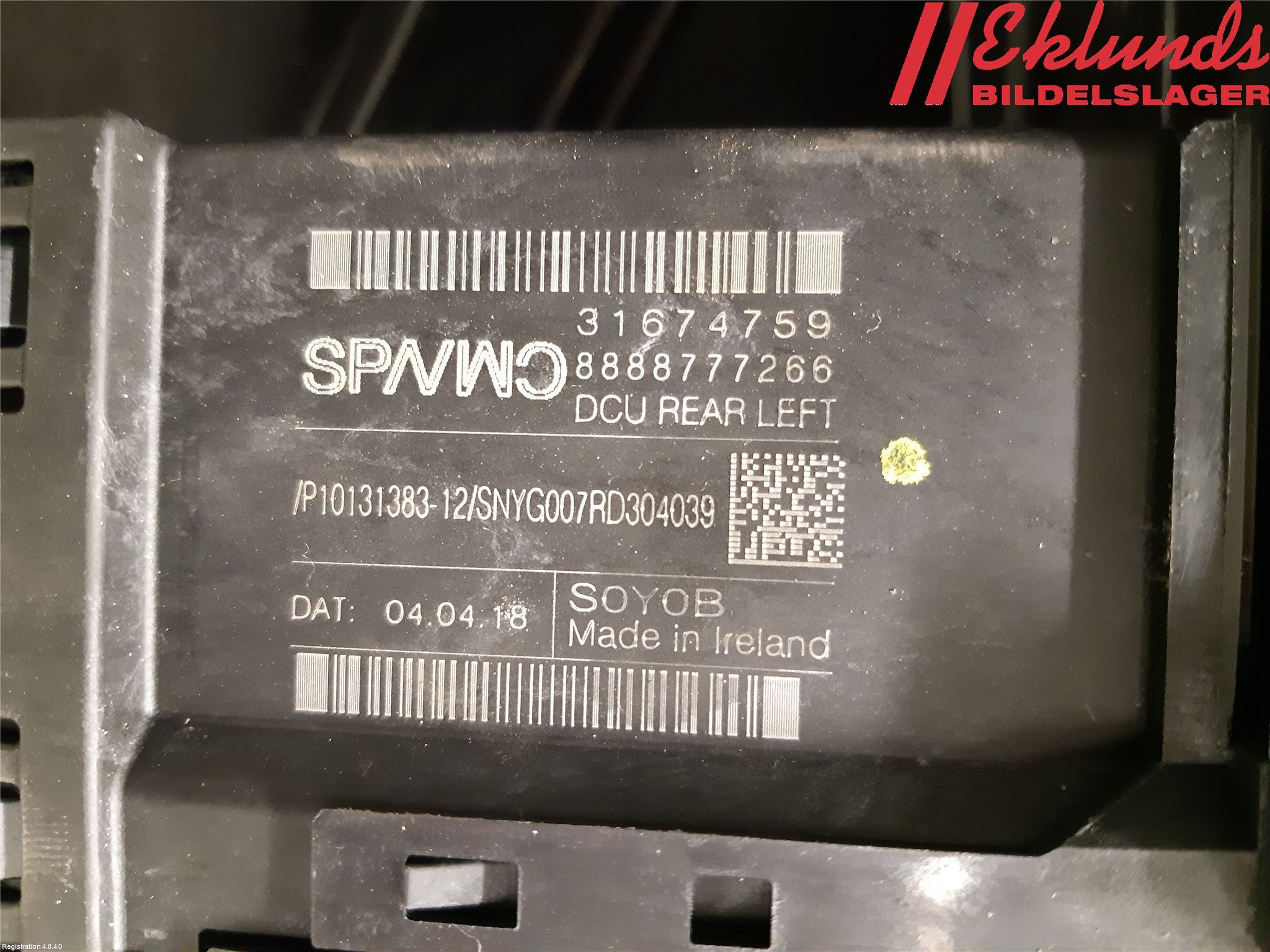 Volvo XC90/RECHARGE 16- Fönsterhiss El Kompl
