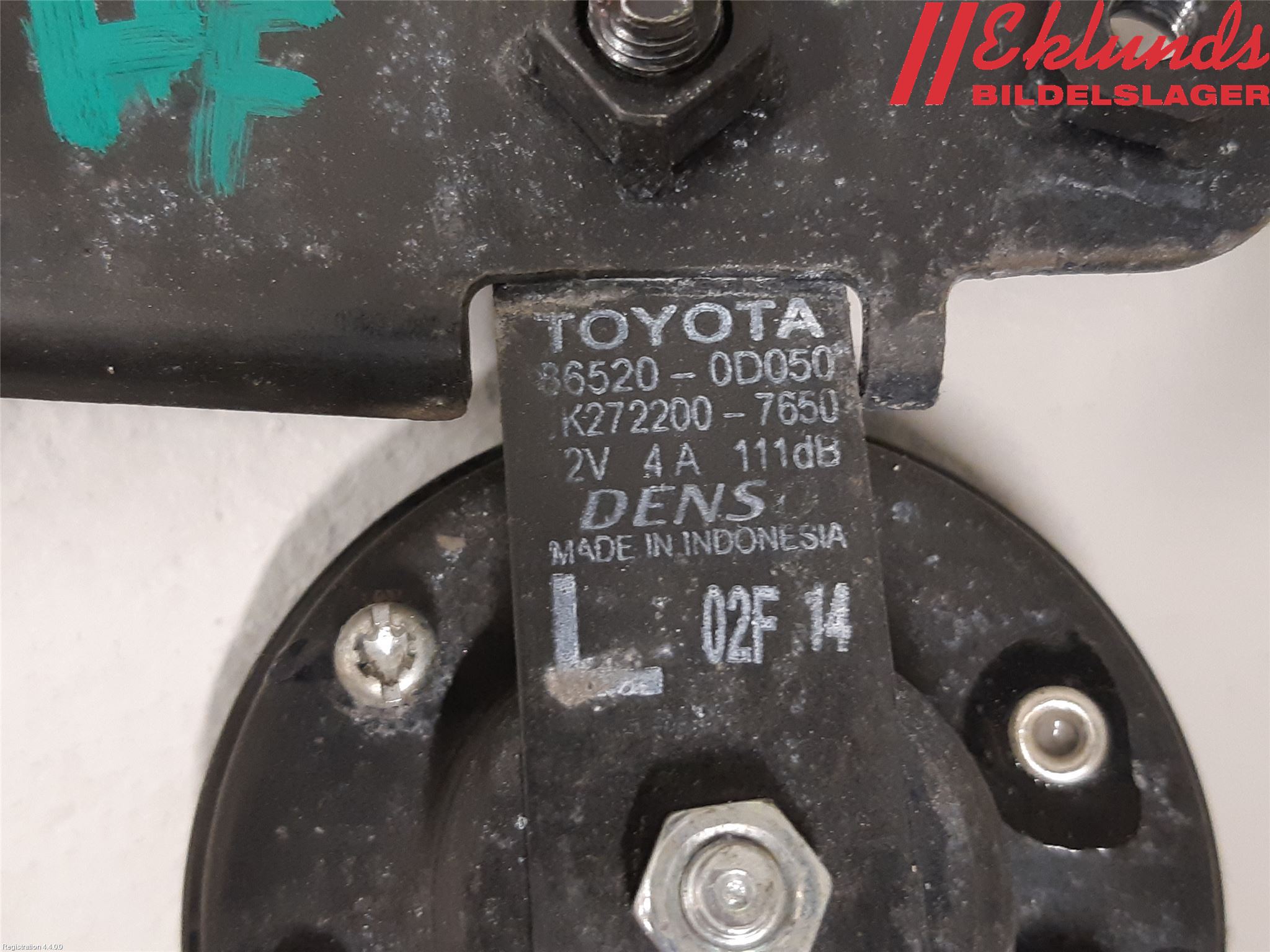 Toyota YARIS XP21 20- Signalhorn
