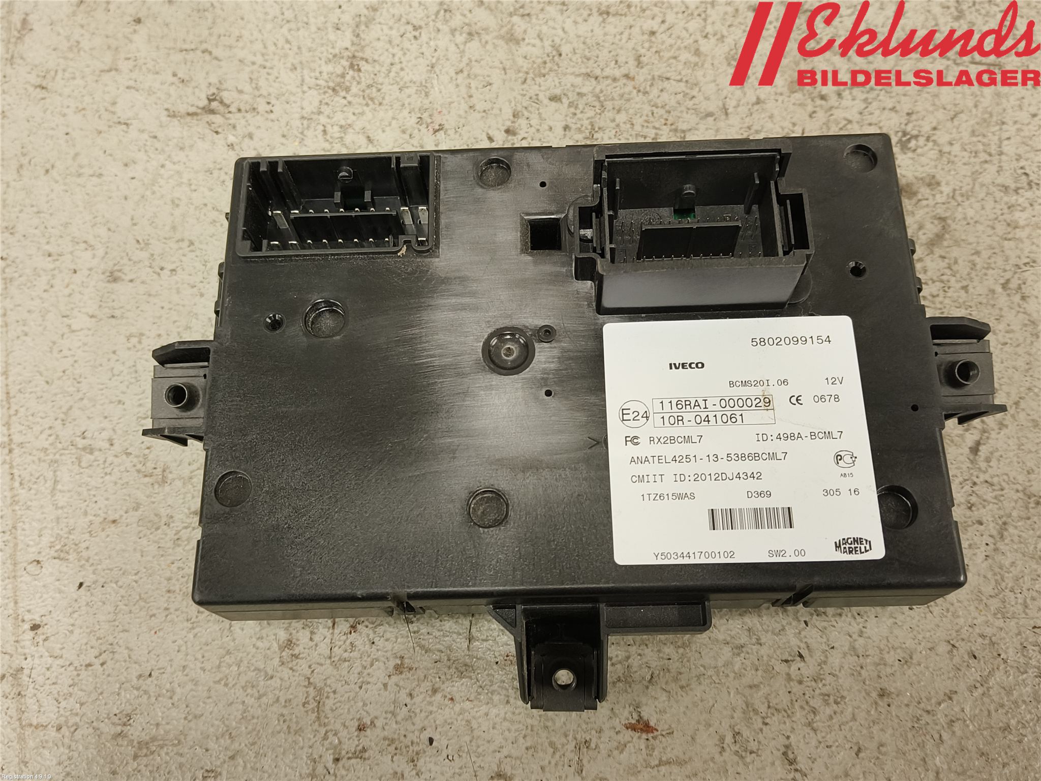 Iveco DAILY 14->> Säkringsdosa-Elcentral Lock