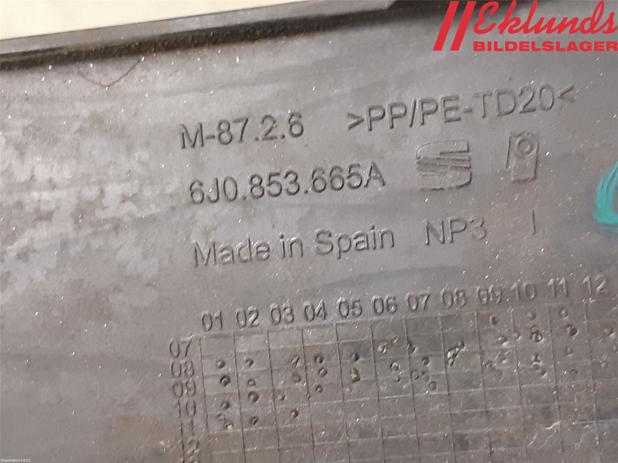 Seat IBIZA IV 08-16 Dimljussarg Fram
