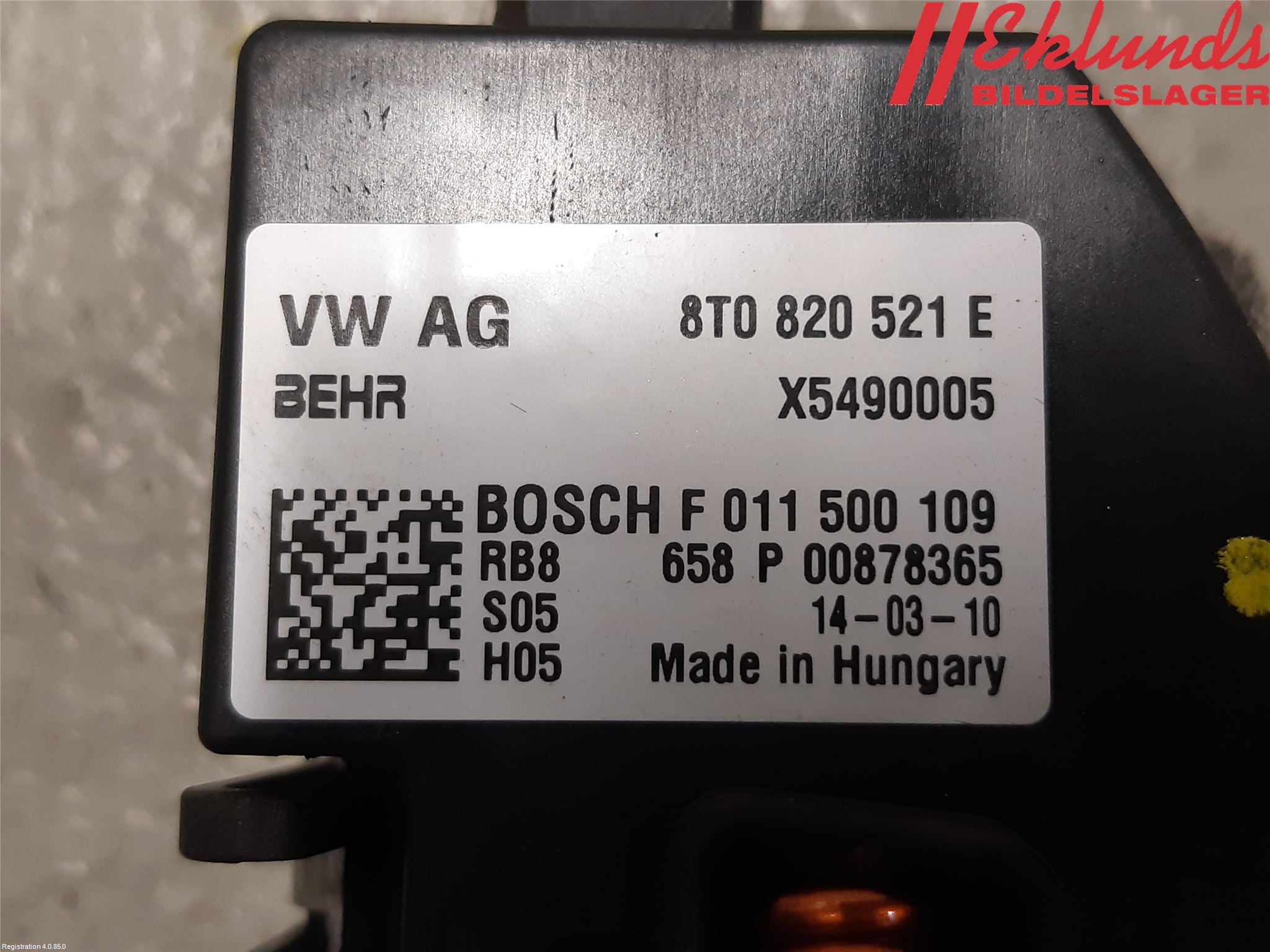 Audi A4 12-15 Värmefläktsmotstånd