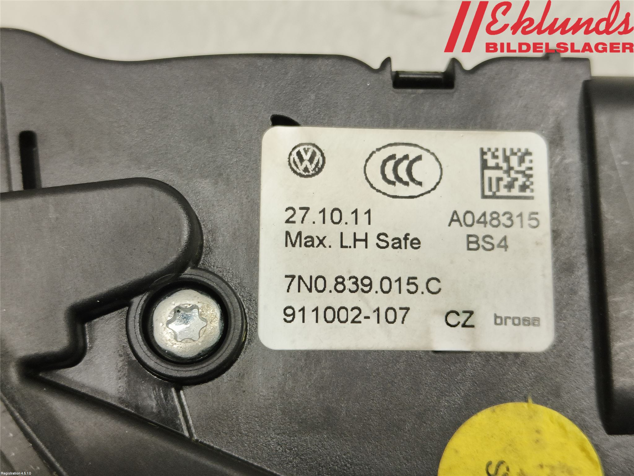 Volkswagen VW SHARAN 11- Centrallåsmotor Vänster