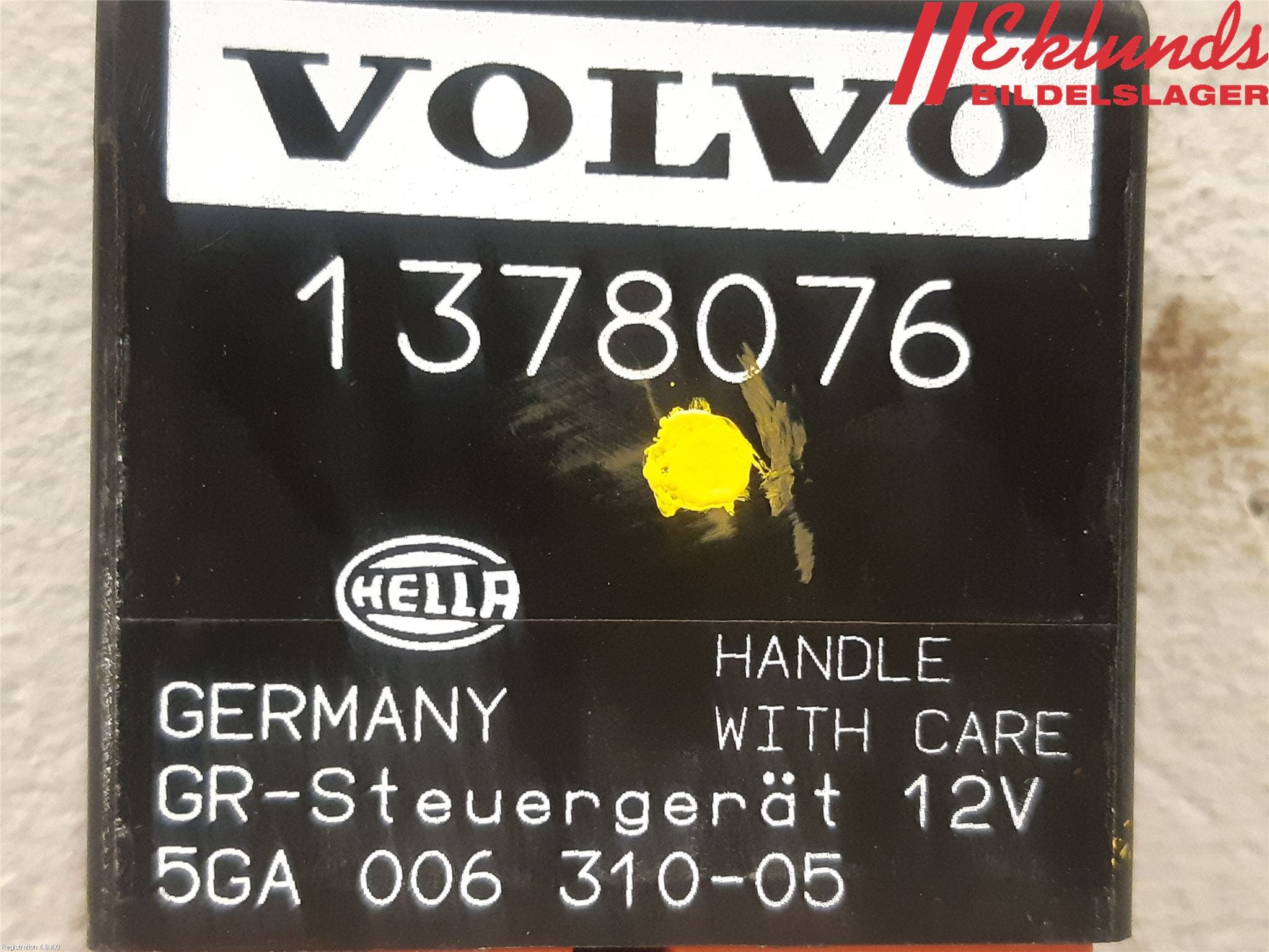 Volvo S70/V70/XC 97-00 Relä Farthållare