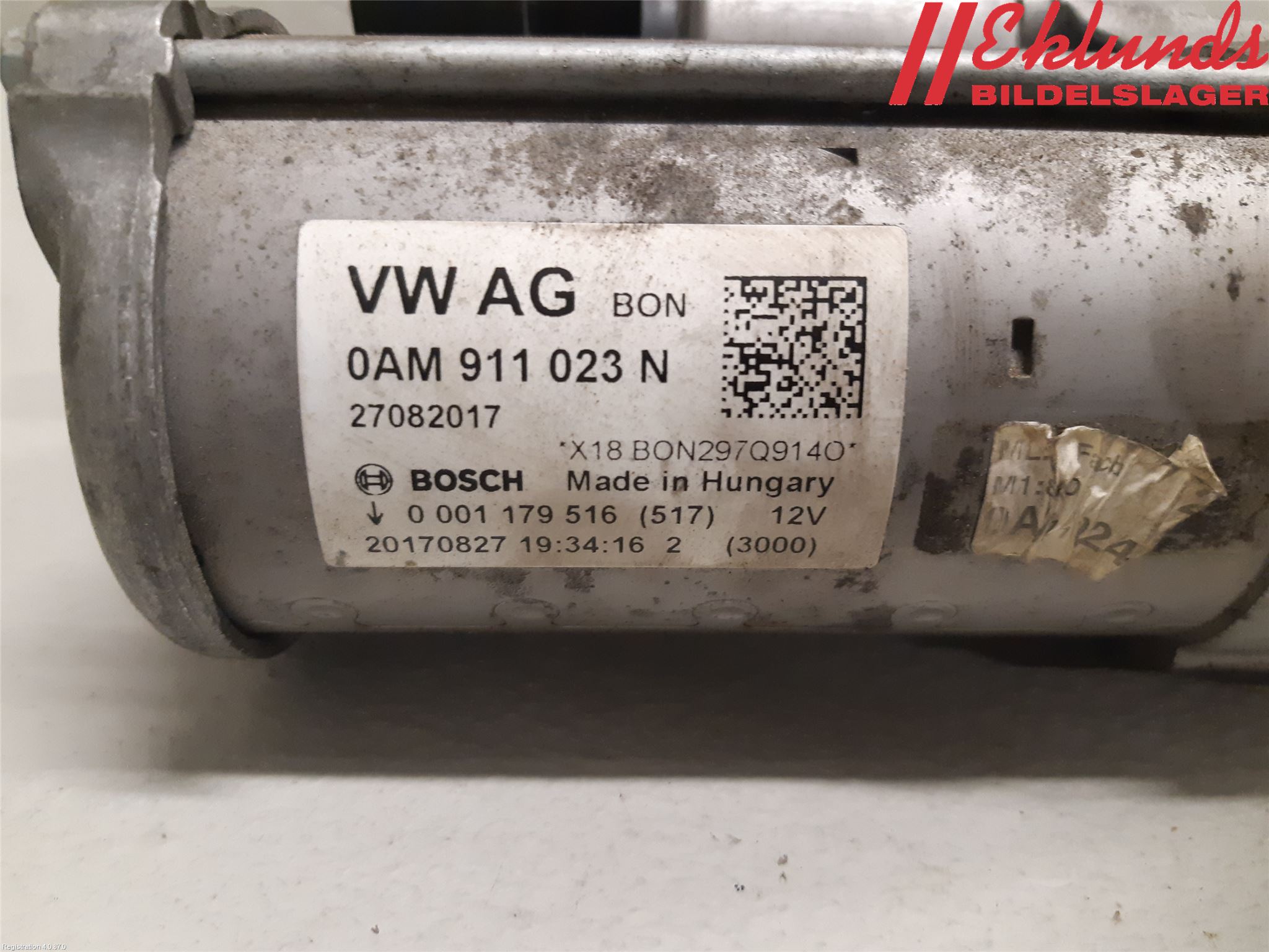 Volkswagen VW GOLF / E-GOLF VII 13-20 Startmotor
