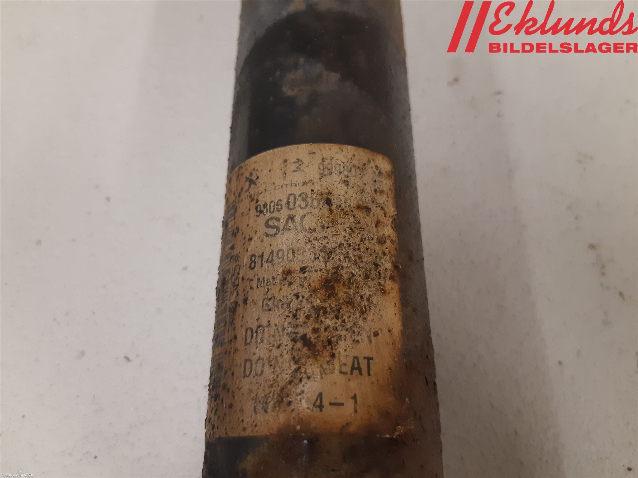 Peugeot EXPERT 07-14 Stötdämpare Bak