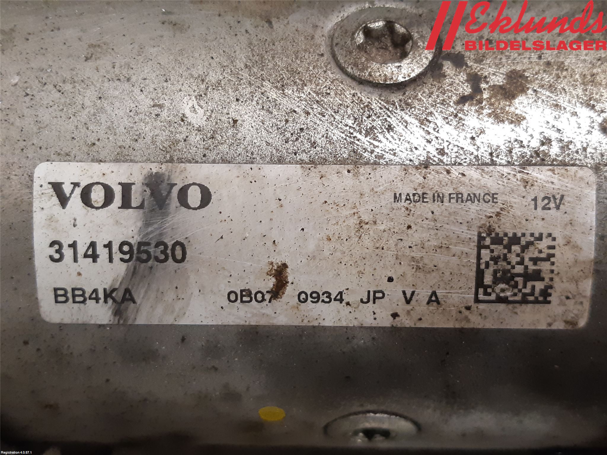 Volvo V60 CROSS COUNTRY 19- Startmotor Diesel