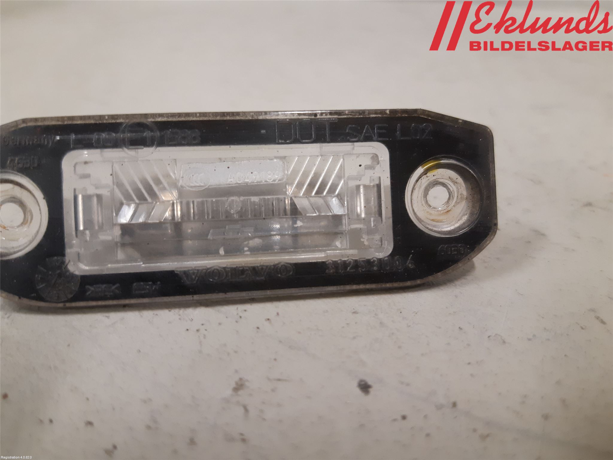 Volvo XC60 14-17 Skylt Belysning