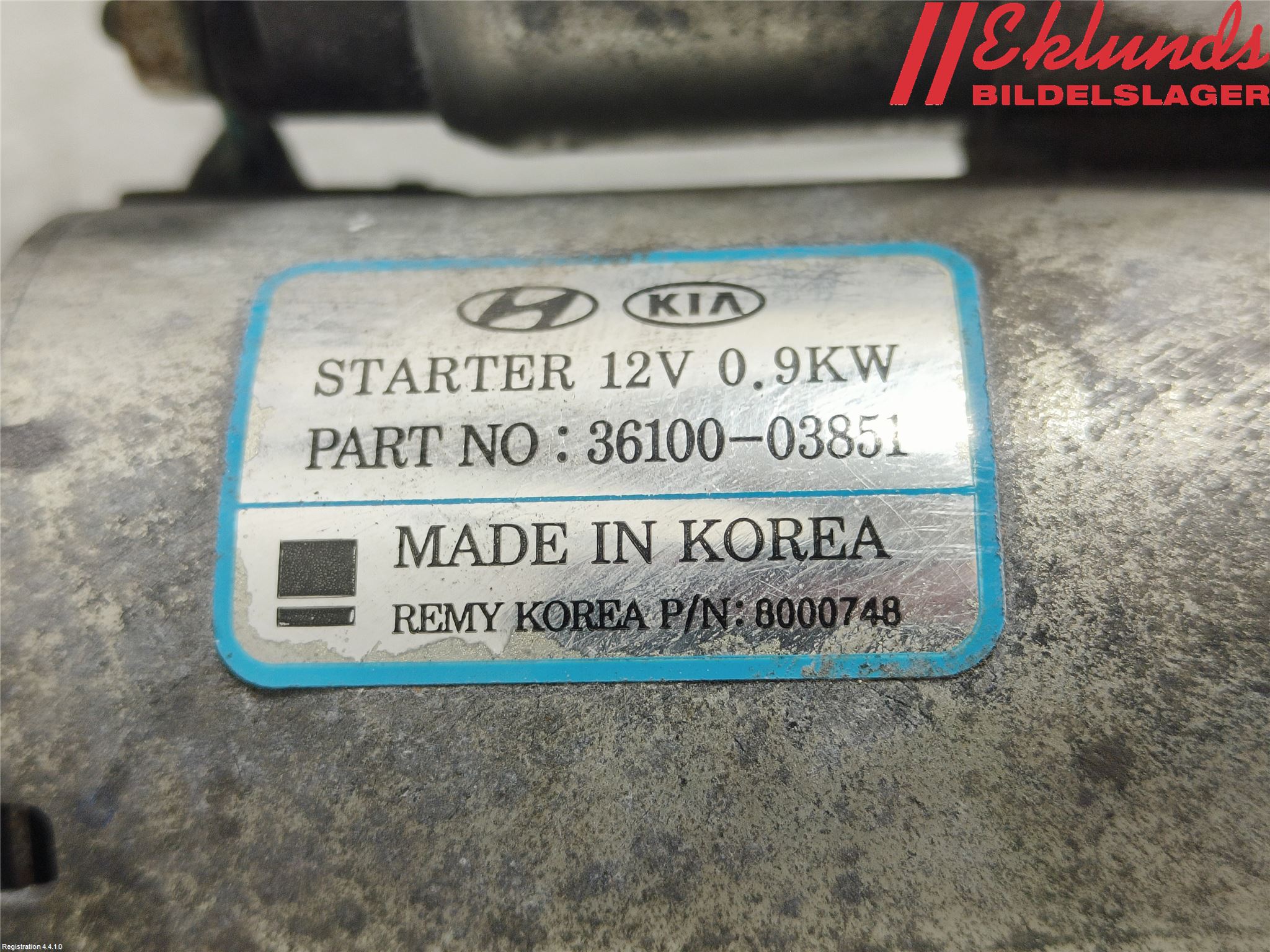 Hyundai i20 GB 15-20 Startmotor