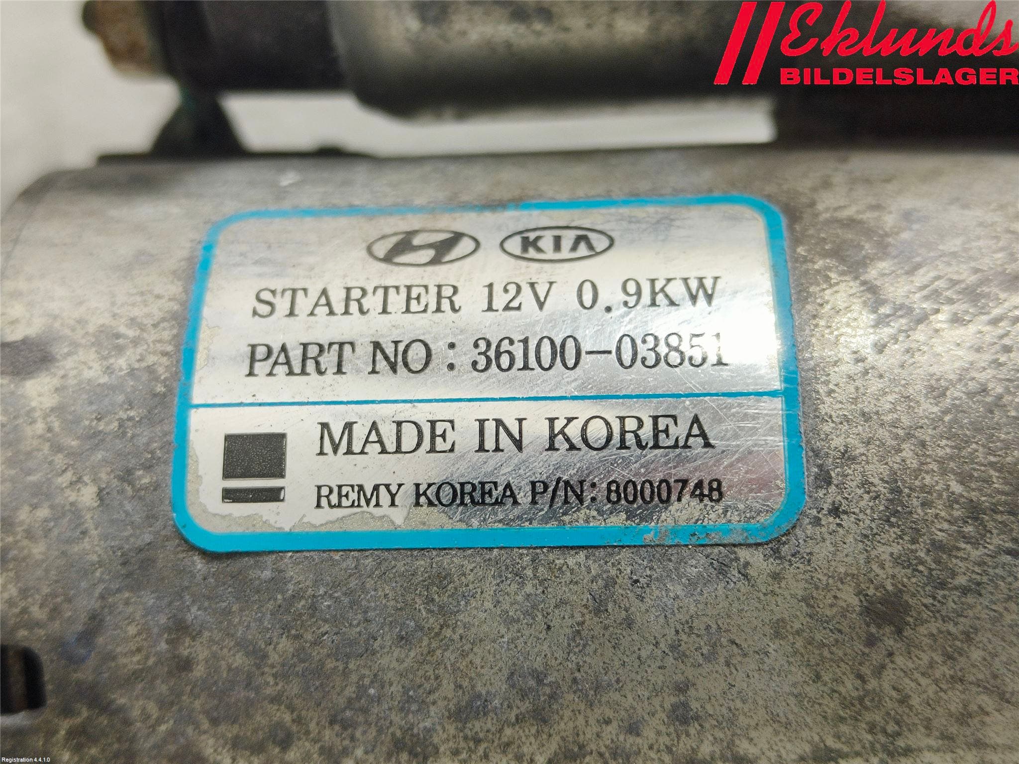 Hyundai i20 GB 15-20 Startmotor