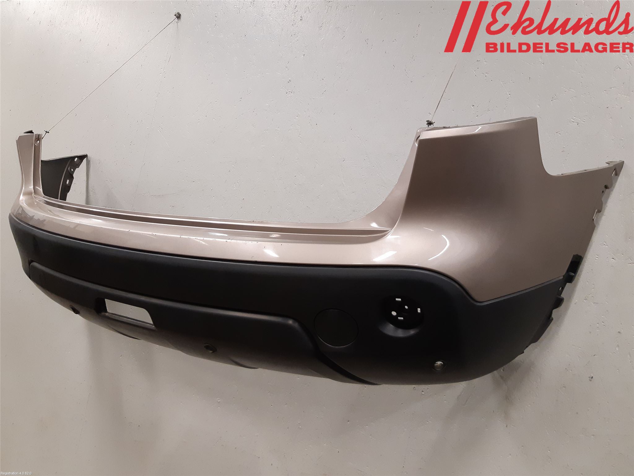 Nissan QASHQAI 10-14 Stötfångarbeklädnad Bak