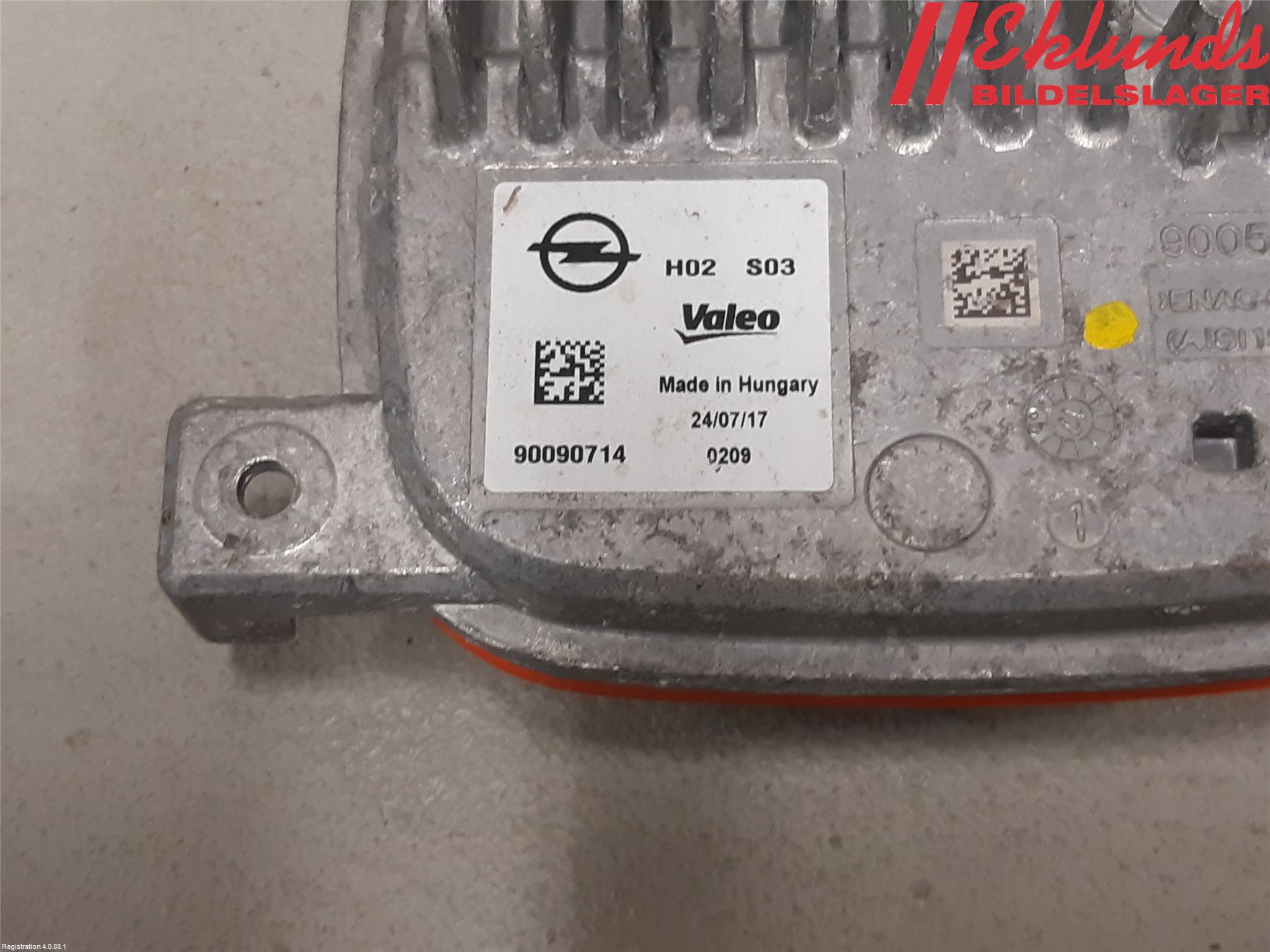 Opel CROSSLAND X 18- Styrenhet Strålkastare