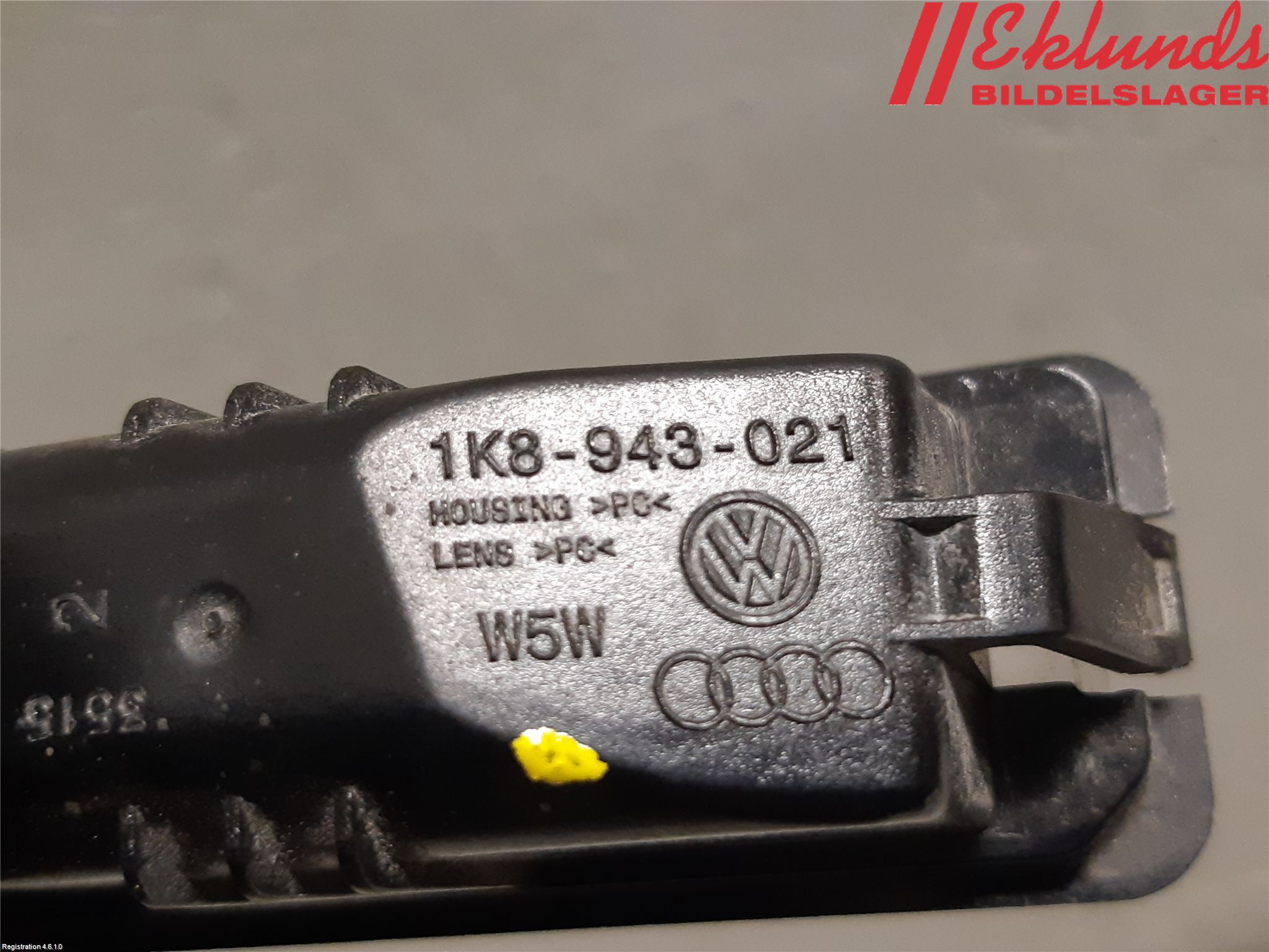 Volkswagen VW GOLF / E-GOLF VII 13-20 Skylt Belysning