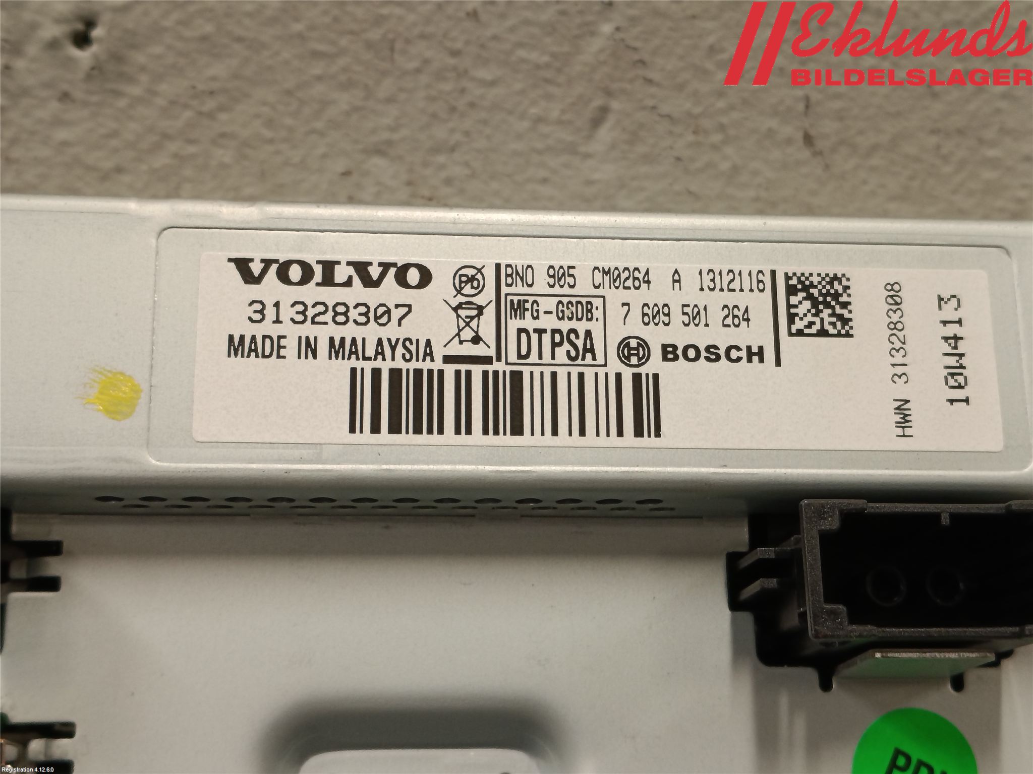 Volvo S60 11-13 Cd Radio - Multimediapanel