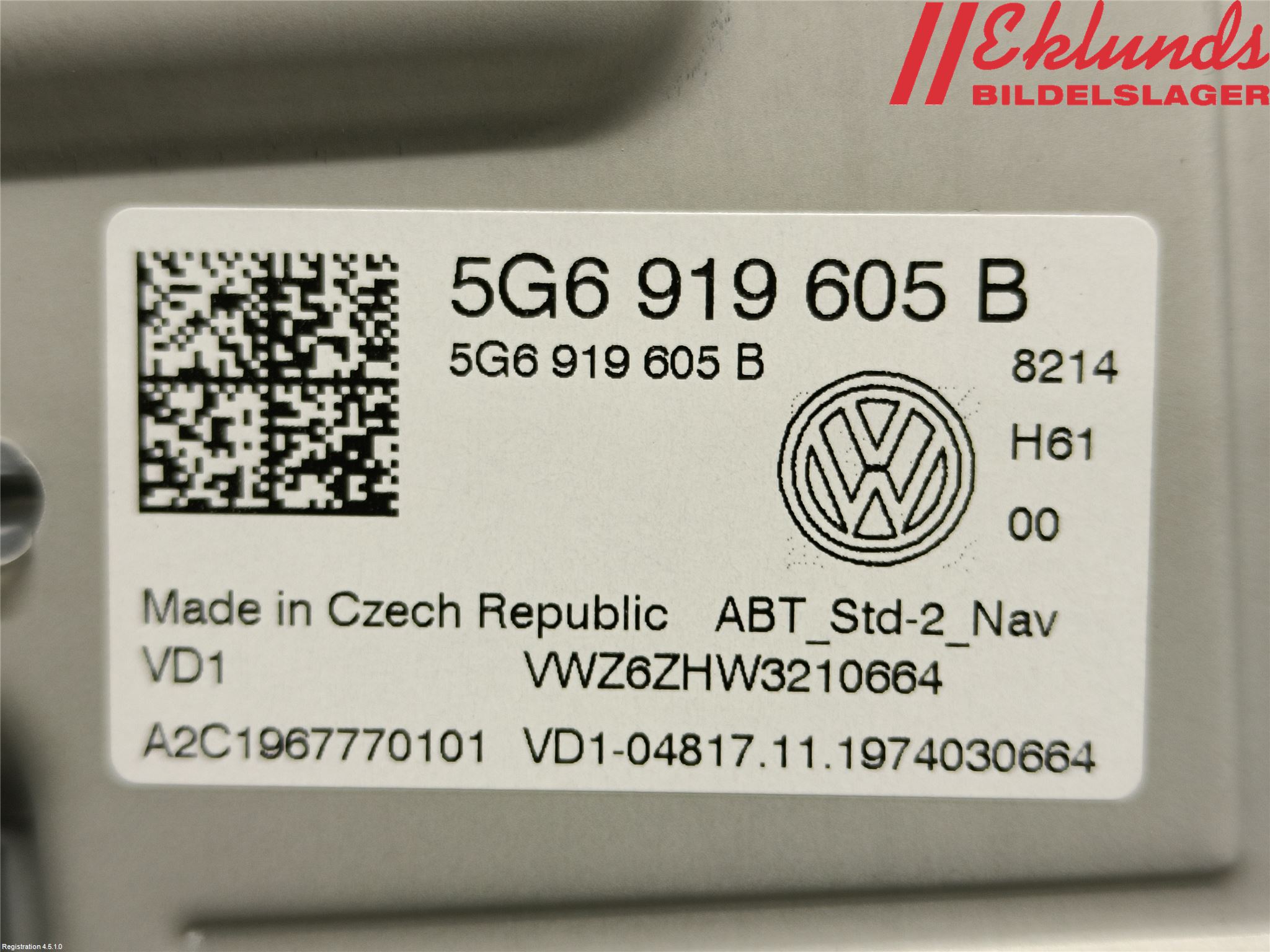 Volkswagen VW PASSAT 20-24 Cd Radio - Multimediapanel