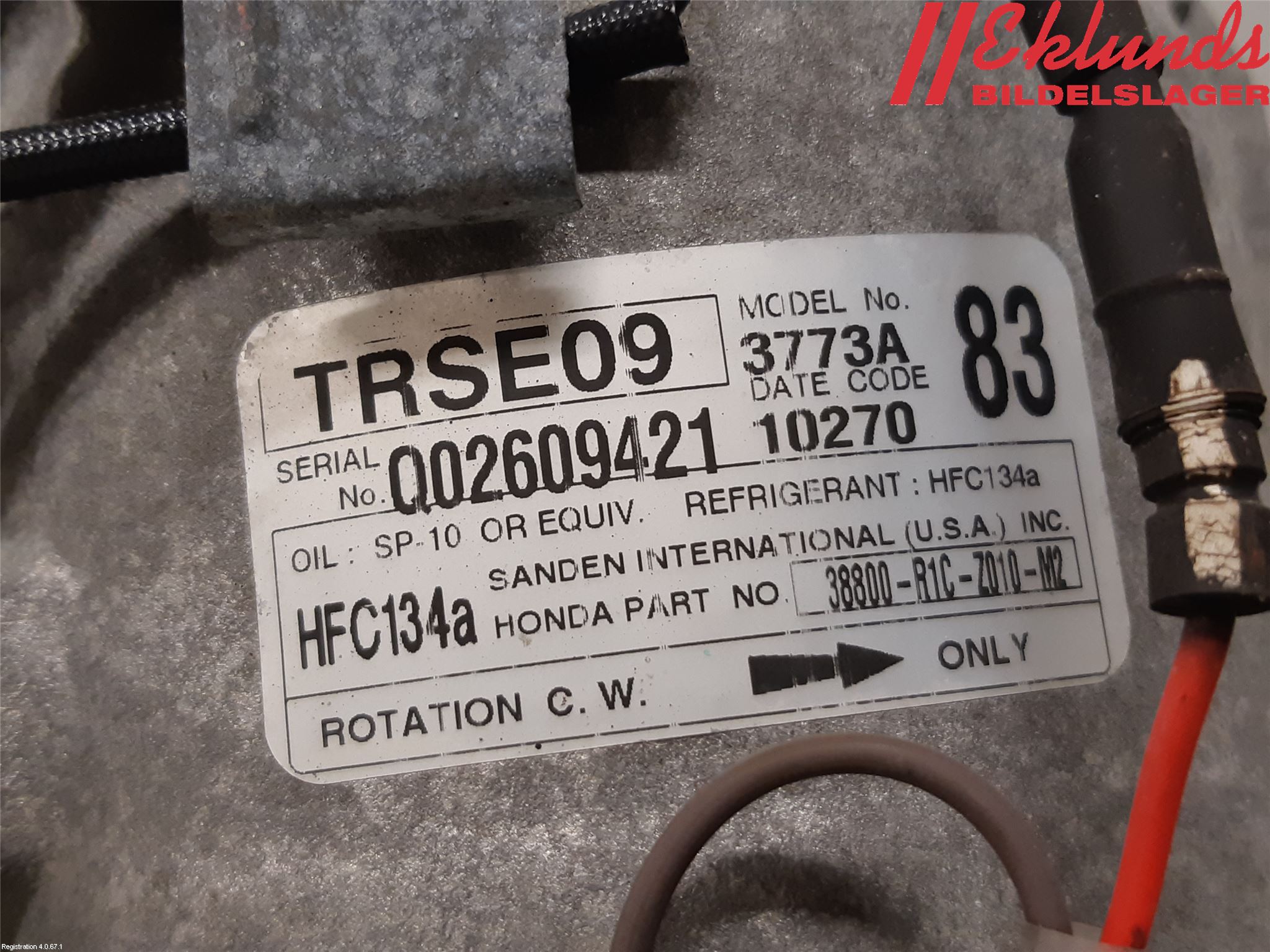 Honda CIVIC 12-16 Ac Kompressor