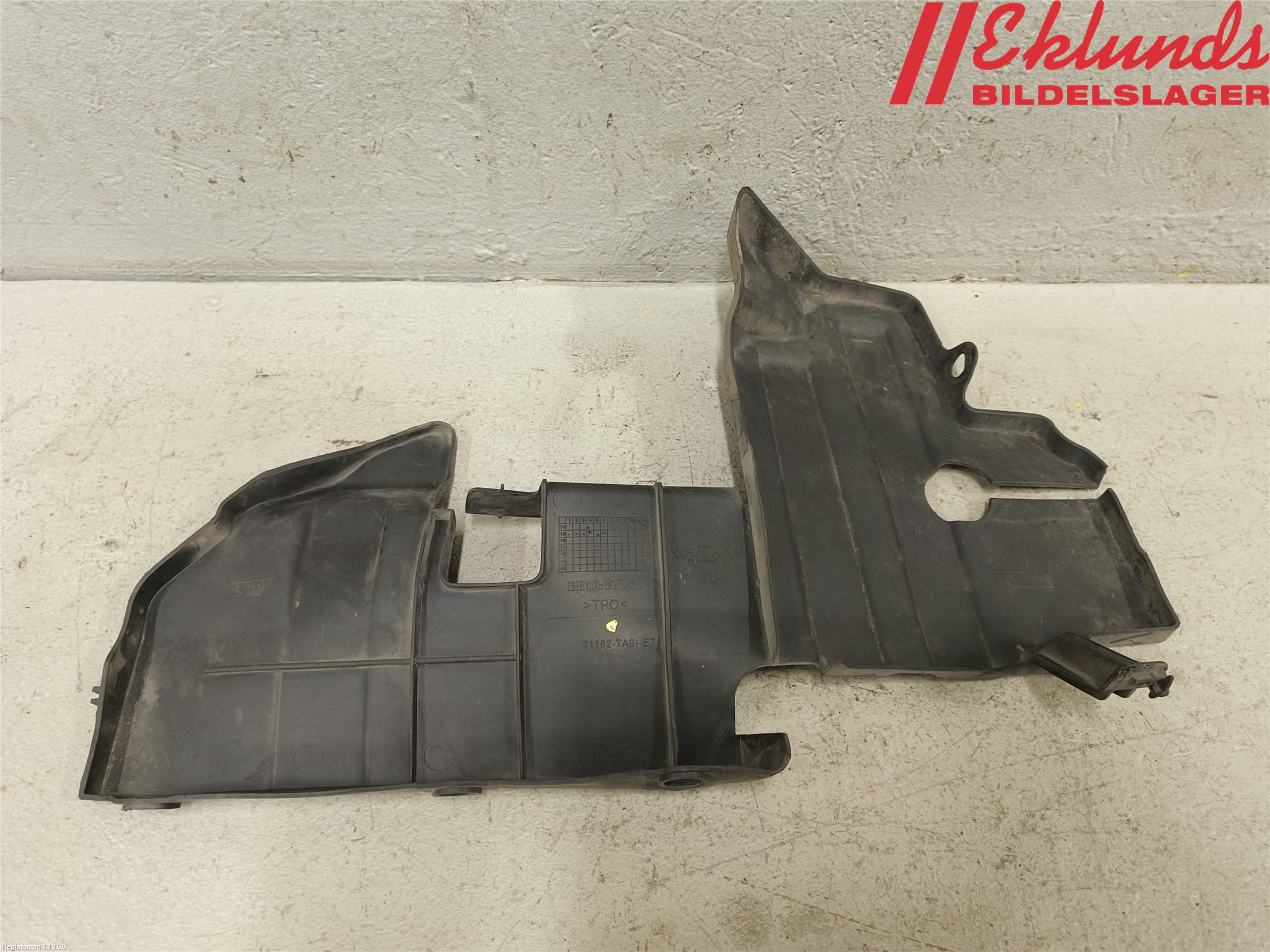 Honda CIVIC 12-16 Deflektor Plåt-Plast Kylning