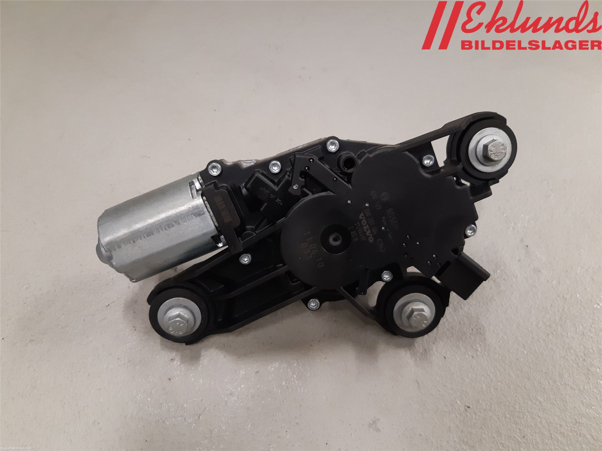 Volvo V60 11-13 Torkarmotor Baklucka