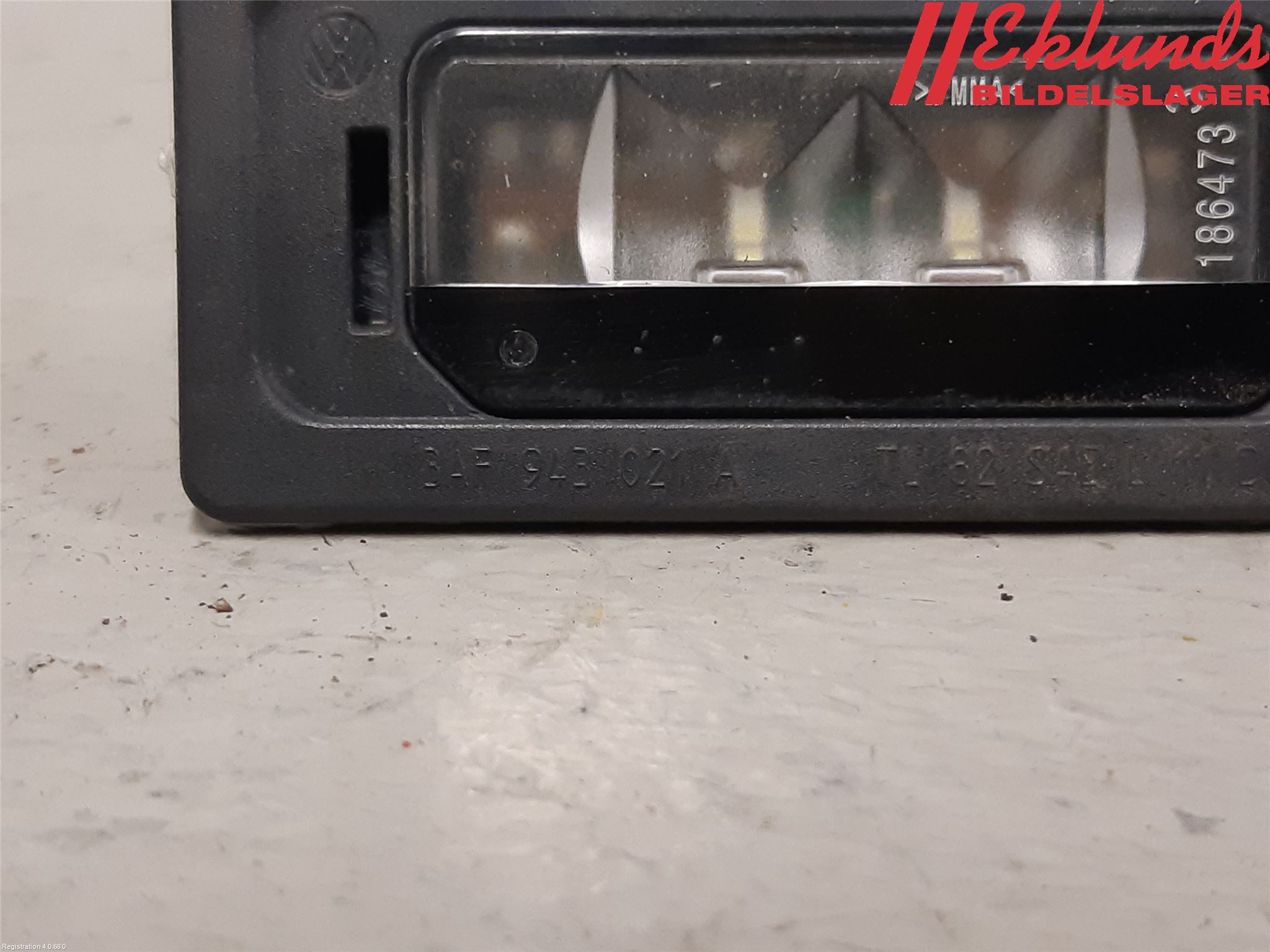 Volkswagen VW PASSAT 15-19 Skylt Belysning