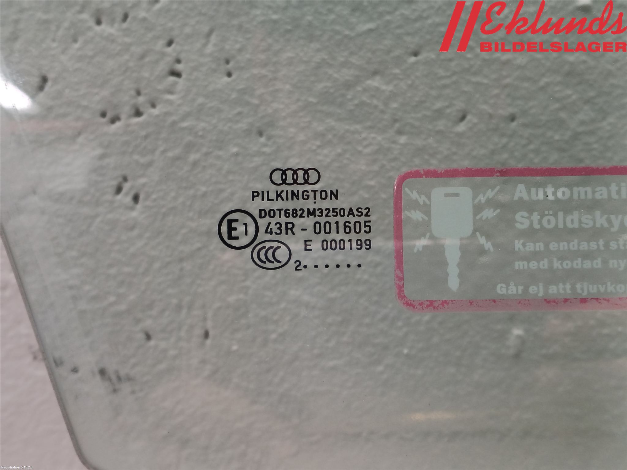 Audi A4 ALLROAD 09-16 Dörruta Fram Höger