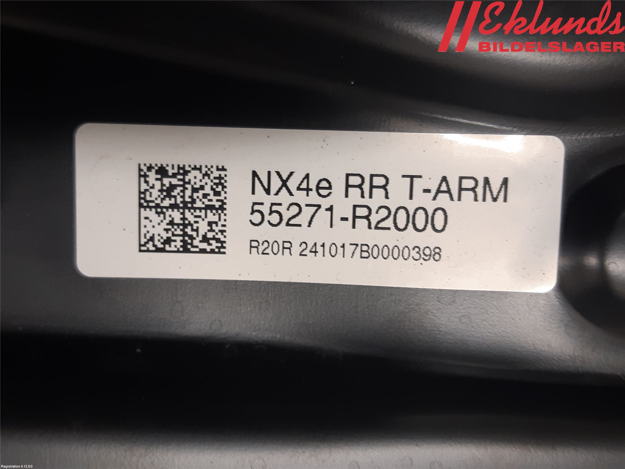 Hyundai TUCSON 05- Bärarm Bak Höger