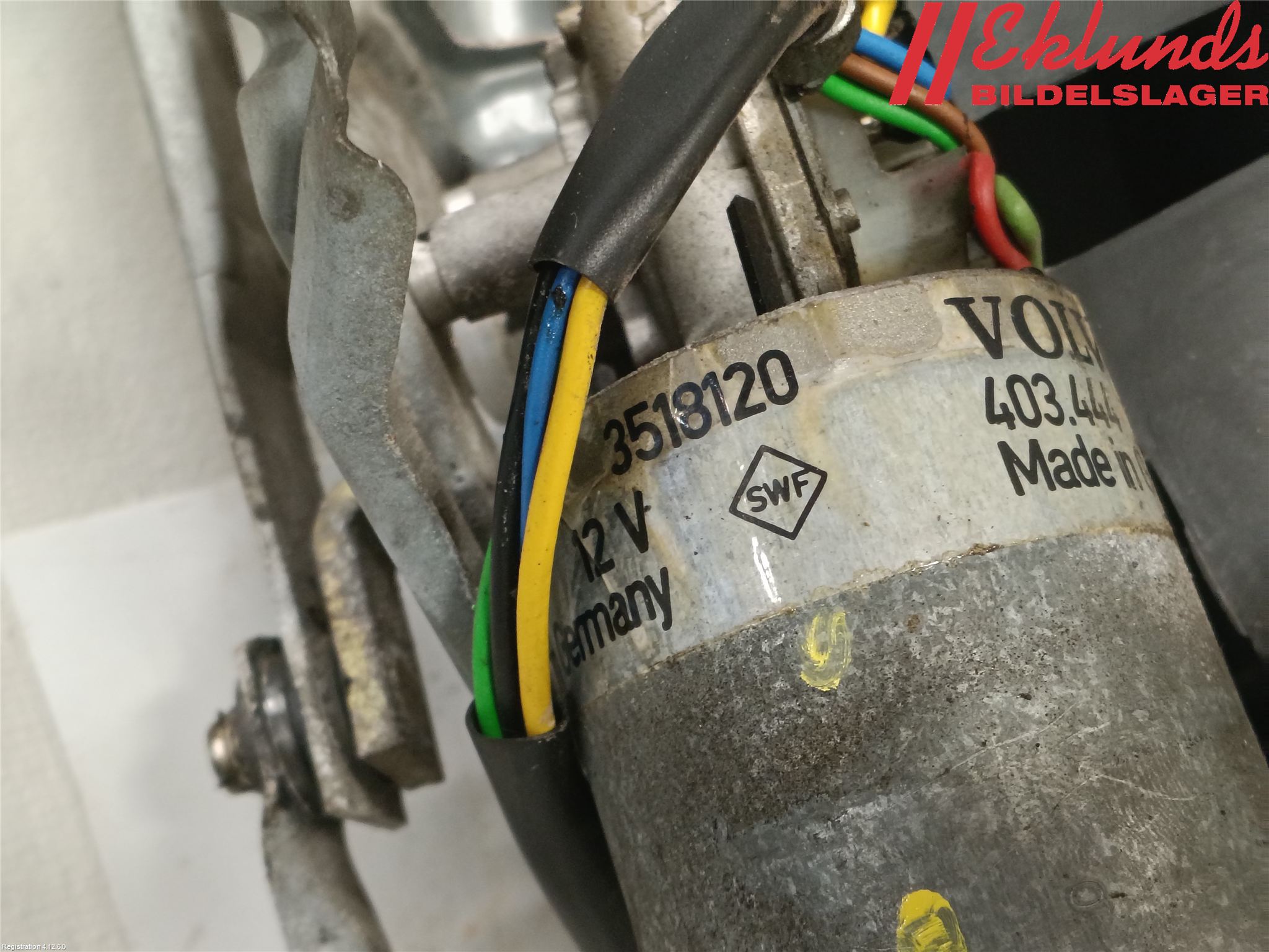 Volvo 940 91-98 Torkarmotor Vindruta