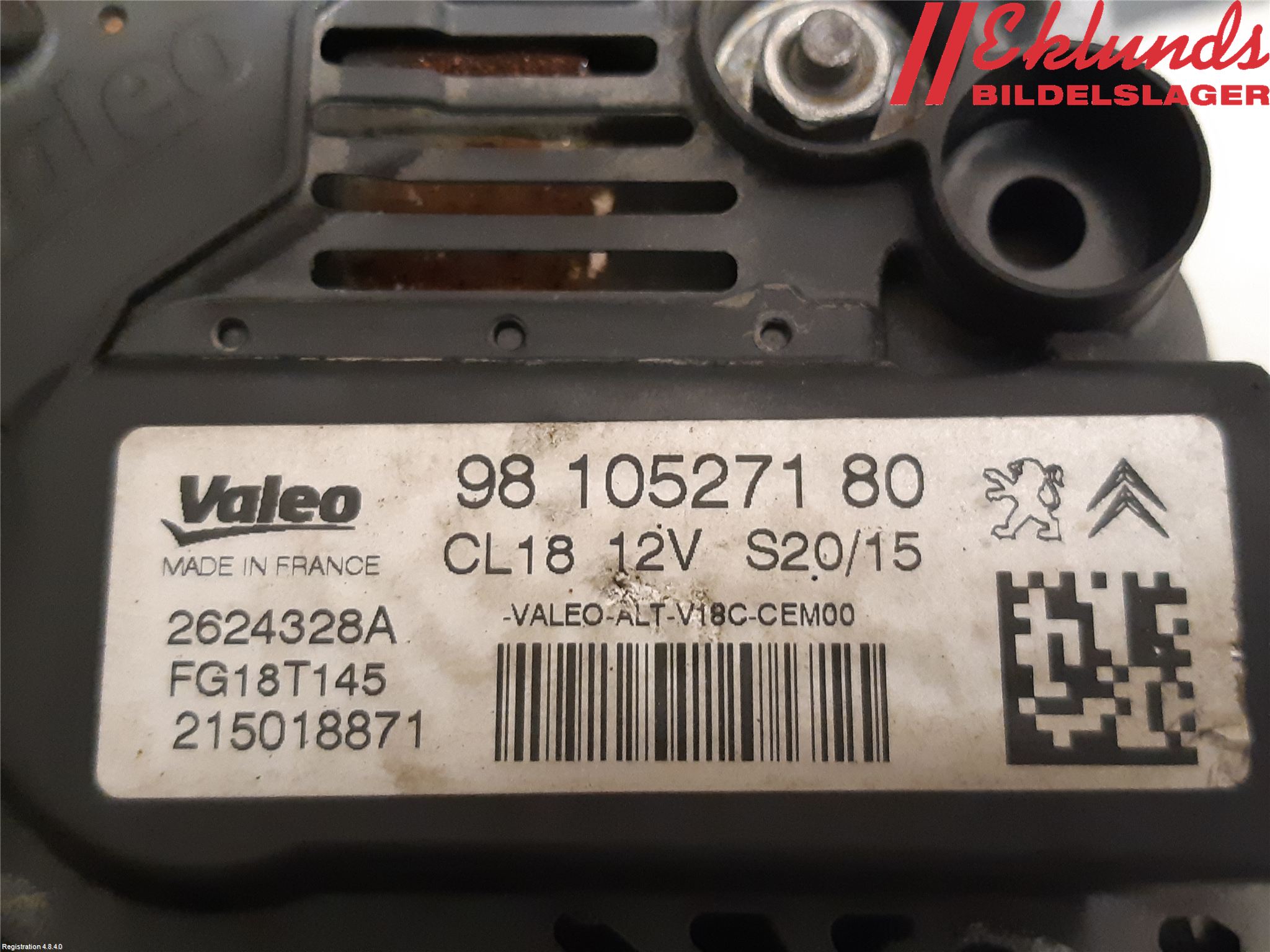 Citroen C4 GRAND PICASSO 14-18 Generator