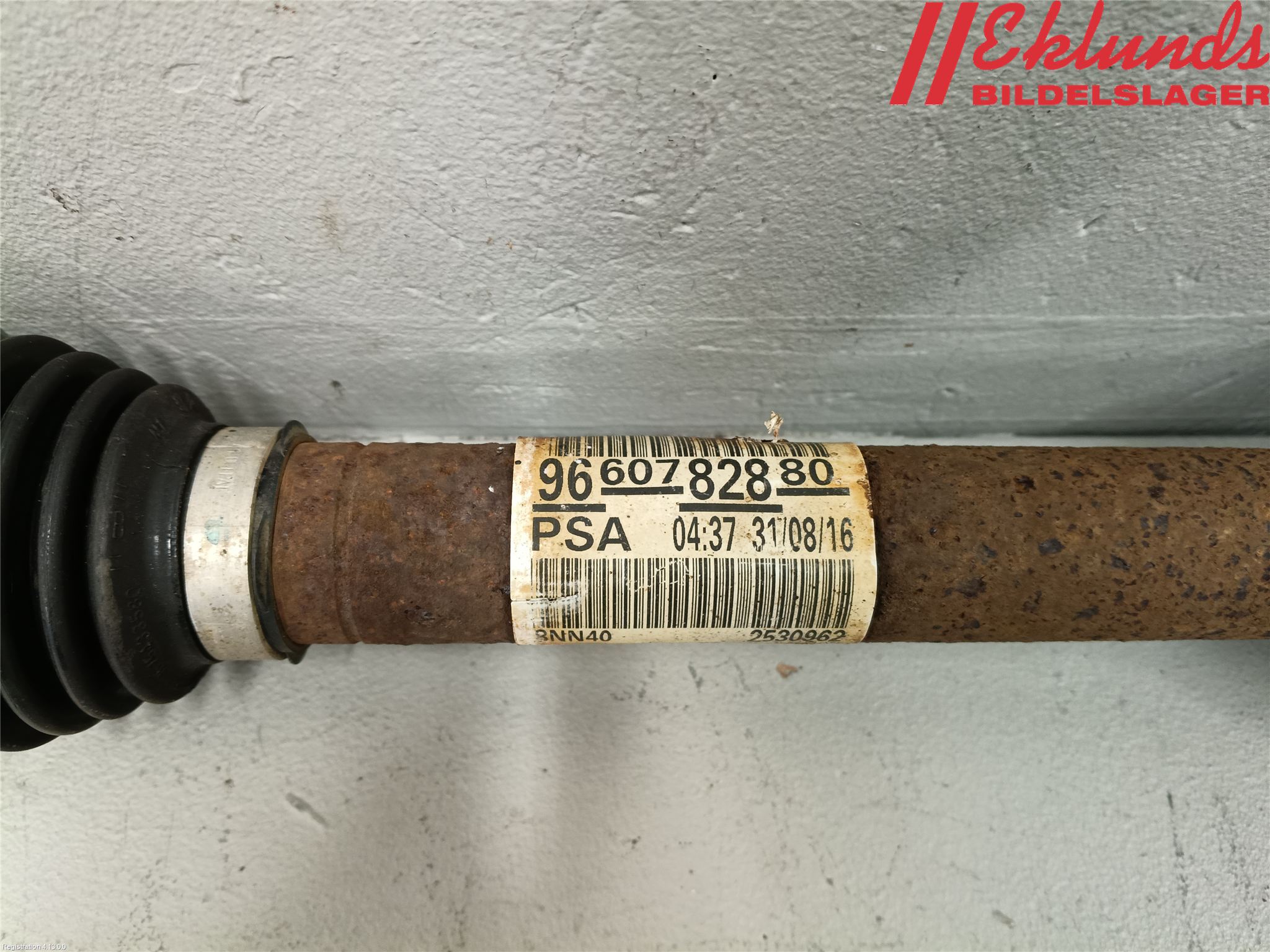Peugeot PARTNER 16-18 Drivaxel Fram Höger