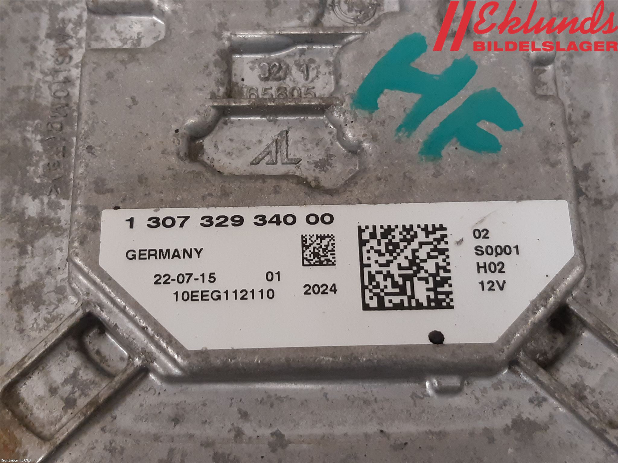 Opel ZAFIRA C 12-19 Styrenhet Strålkastare
