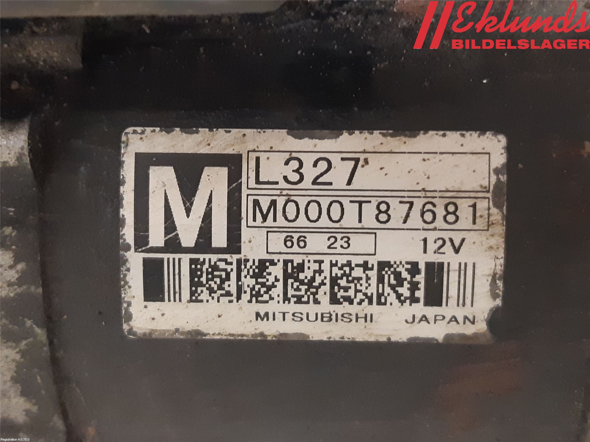 Mazda 6 02-08 Startmotor