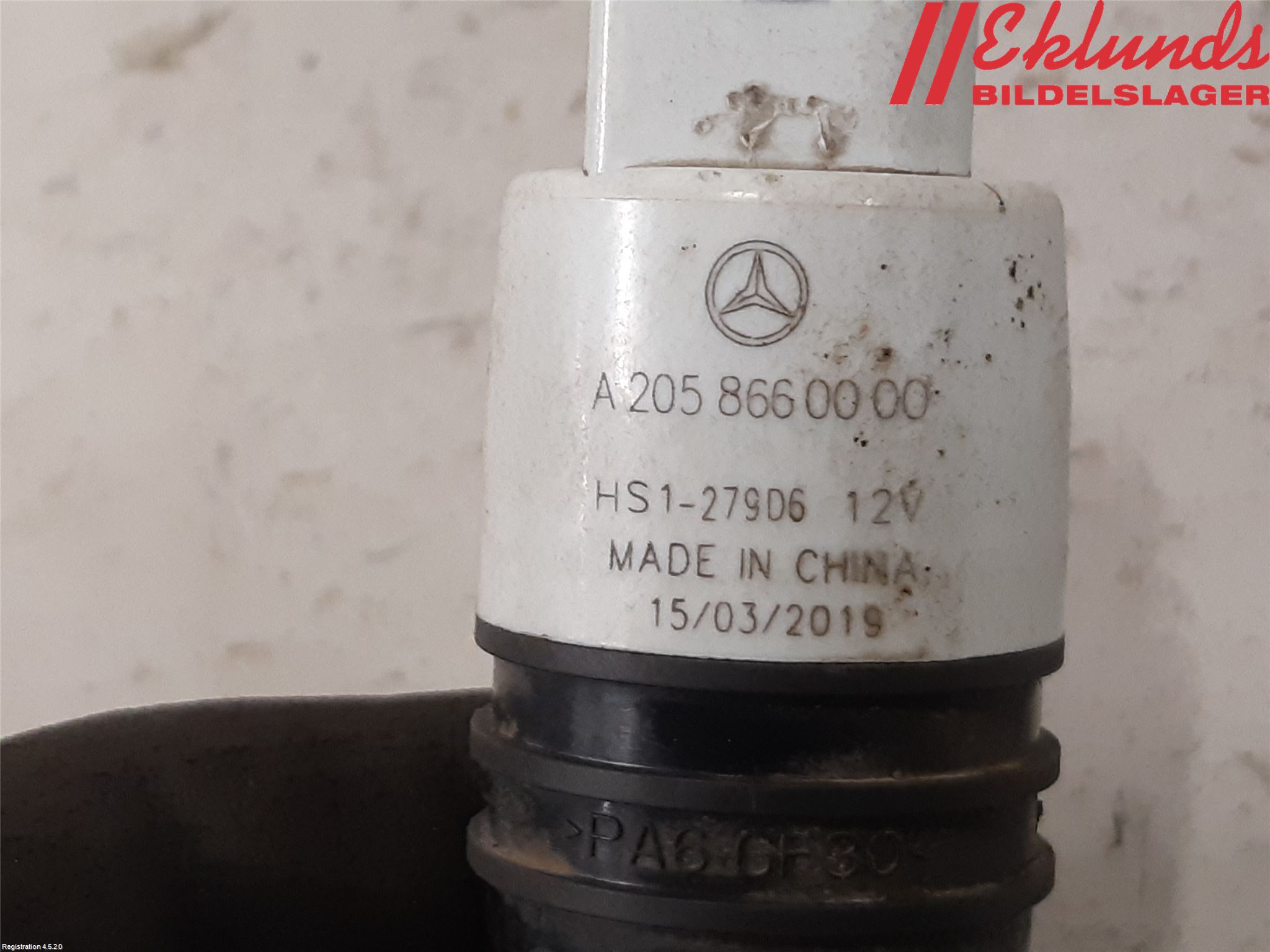 Mercedes-Benz MB E-KLASS (W213) 16-23 Spolarpump Vindruta